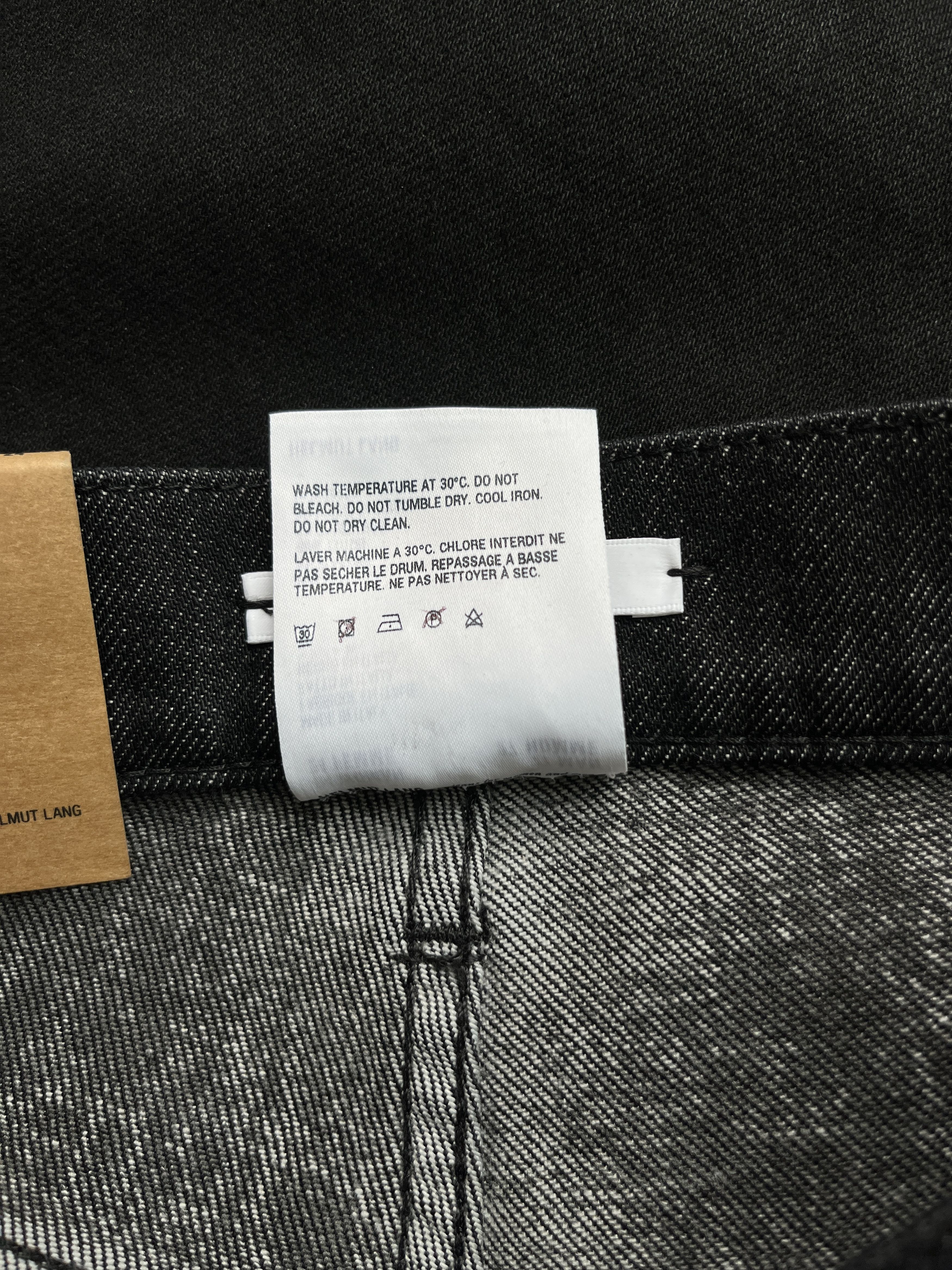 Helmut Lang ⚡️QUICK SALE⚡️Helmut Lang Matte Black Masc Hi Straight Jeans Size US 27 - 6 Thumbnail