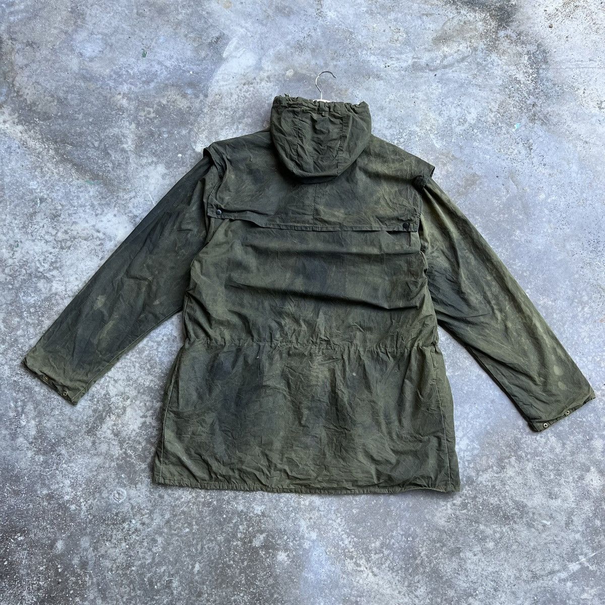 Barbour × Vintage Vintage Barbour Waxed Jacket A5 Lined Durham C38 97CM Size US L / EU 52-54 / 3 - 3 Thumbnail