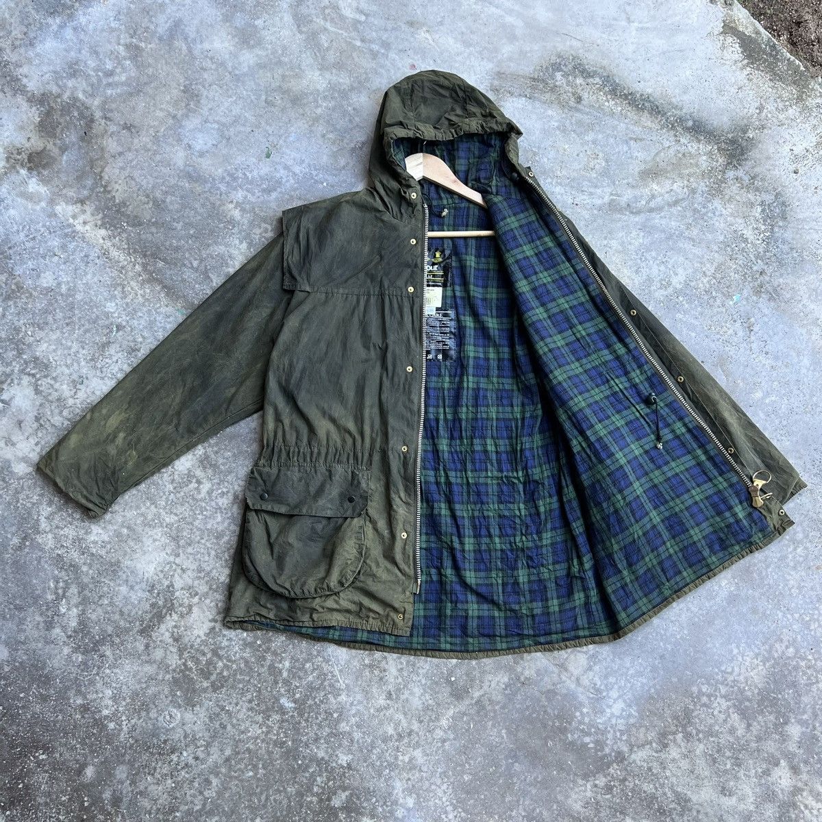 Barbour Barbour Bryn Waxed Jacket Navy Grailed