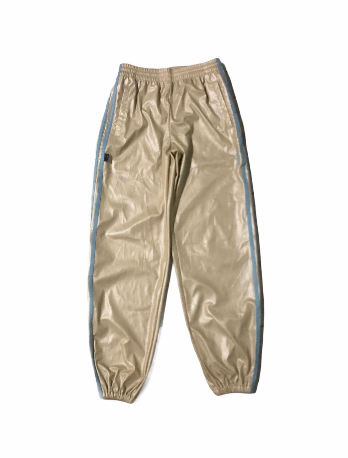 image of Adidas Climaproof Waterproof Track Pants in Light Brown, Men's (Size 26)