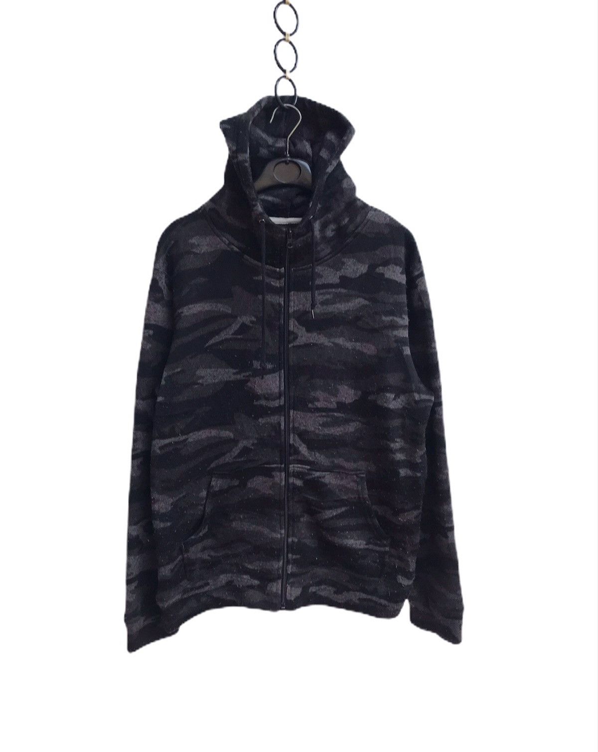 Japanese Brand 🔥Creation Cube Camo Zipper Sweatshirt With Hoodies Size US M / EU 48-50 / 2 - 2 Thumbnail
