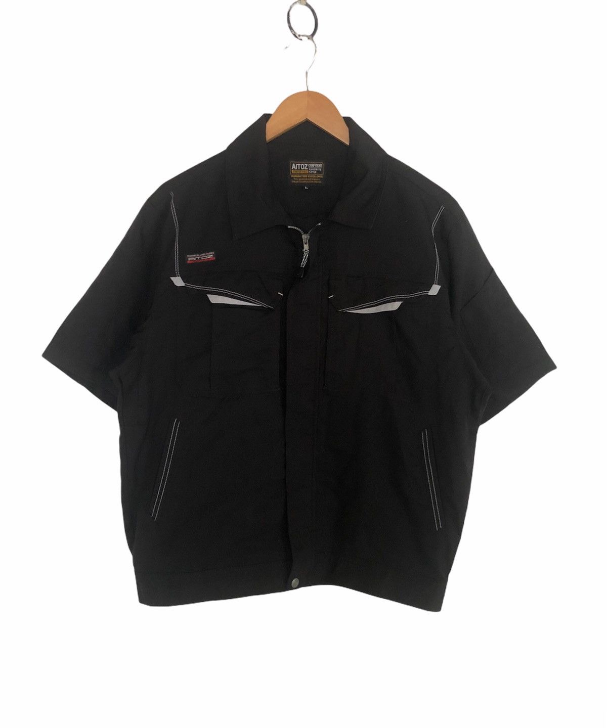Vintage 🔥Aitoz Short Sleeve Workers Cloths Size US L / EU 52-54 / 3 - 1 Thumbnail