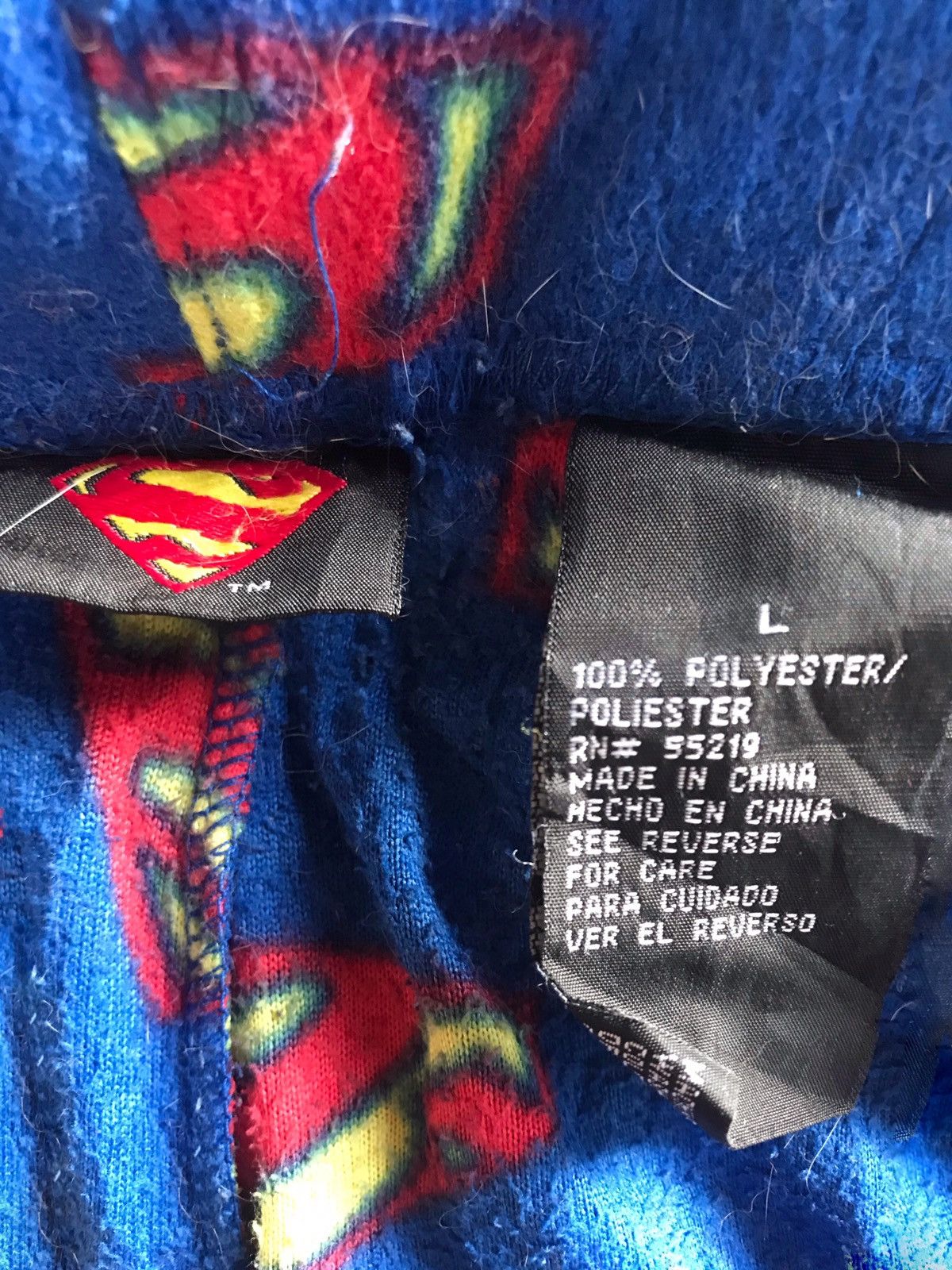 Vintage 🔥Superman Brand Nice Sweatpants Size 36" / US 14 / IT 50 - 4 Thumbnail