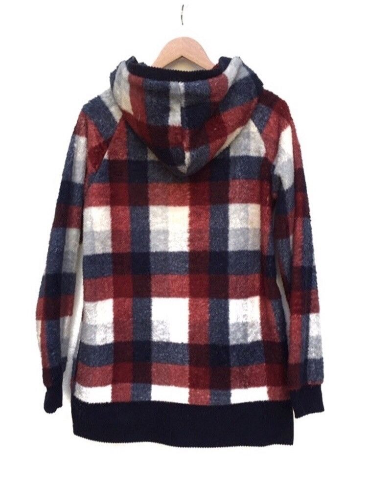 Japanese Brand 🔥Shelby Check Fleece Jacket With Hoodies Size US S / EU 44-46 / 1 - 2 Thumbnail