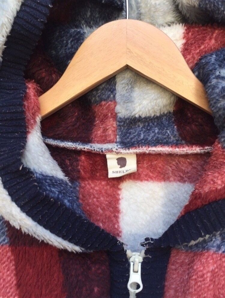 Japanese Brand 🔥Shelby Check Fleece Jacket With Hoodies Size US S / EU 44-46 / 1 - 3 Thumbnail