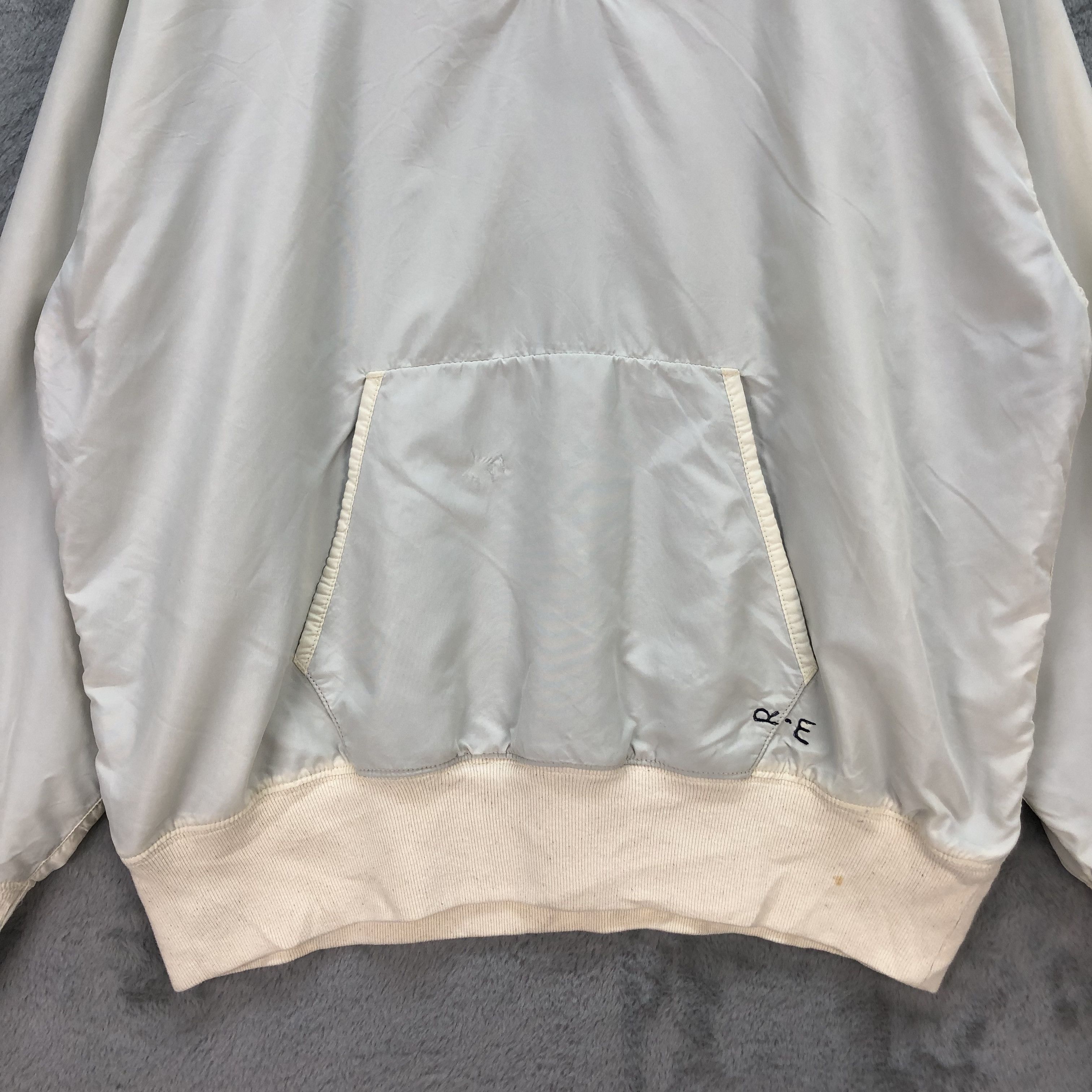 45rpm RARE🔥 45 RPM NMD WHITE HOODIE JACKET #6575-74 Size US L / EU 52-54 / 3 - 3 Thumbnail