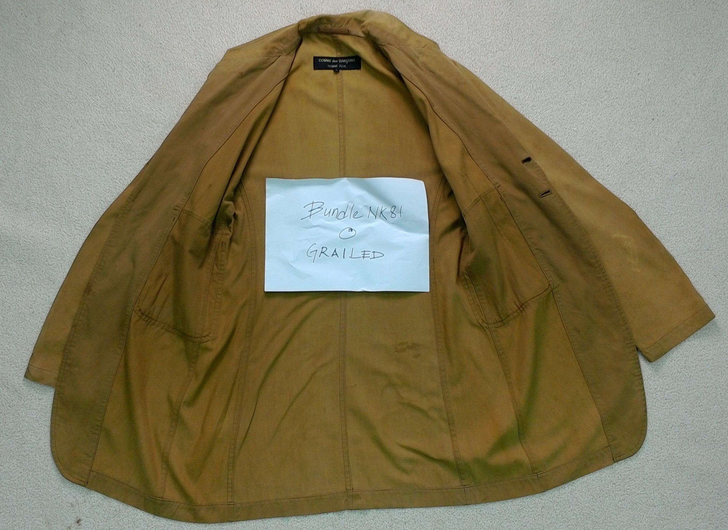 Comme des Garcons Comme Des Garcons Homme Plus Long Jacket Size US M / EU 48-50 / 2 - 6 Thumbnail