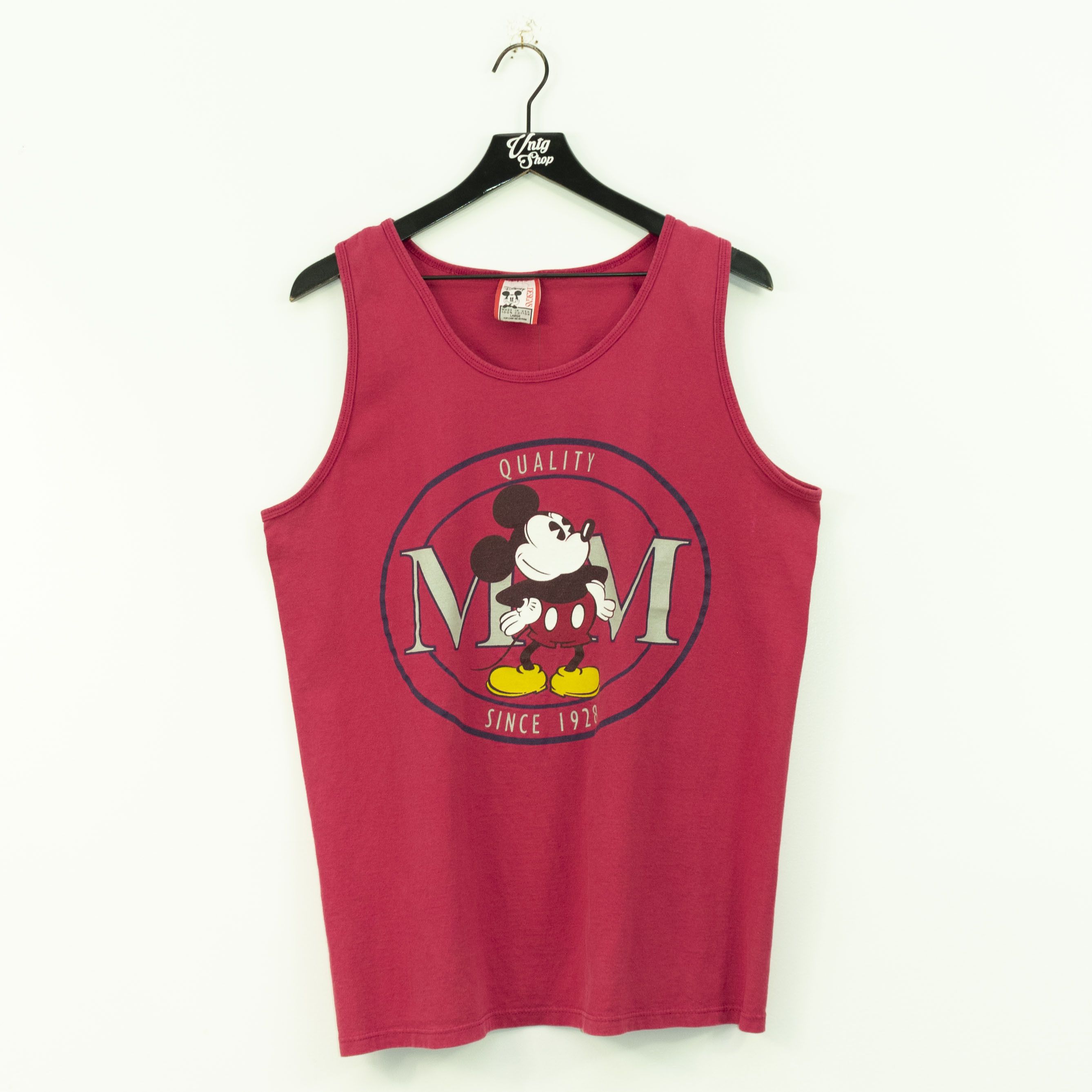 Disney × Mickey Mouse × Vintage Disney Mickey Mouse Since 1928 Tank Top Sleeveless T-Shirt Size US L / EU 52-54 / 3 - 1 Thumbnail