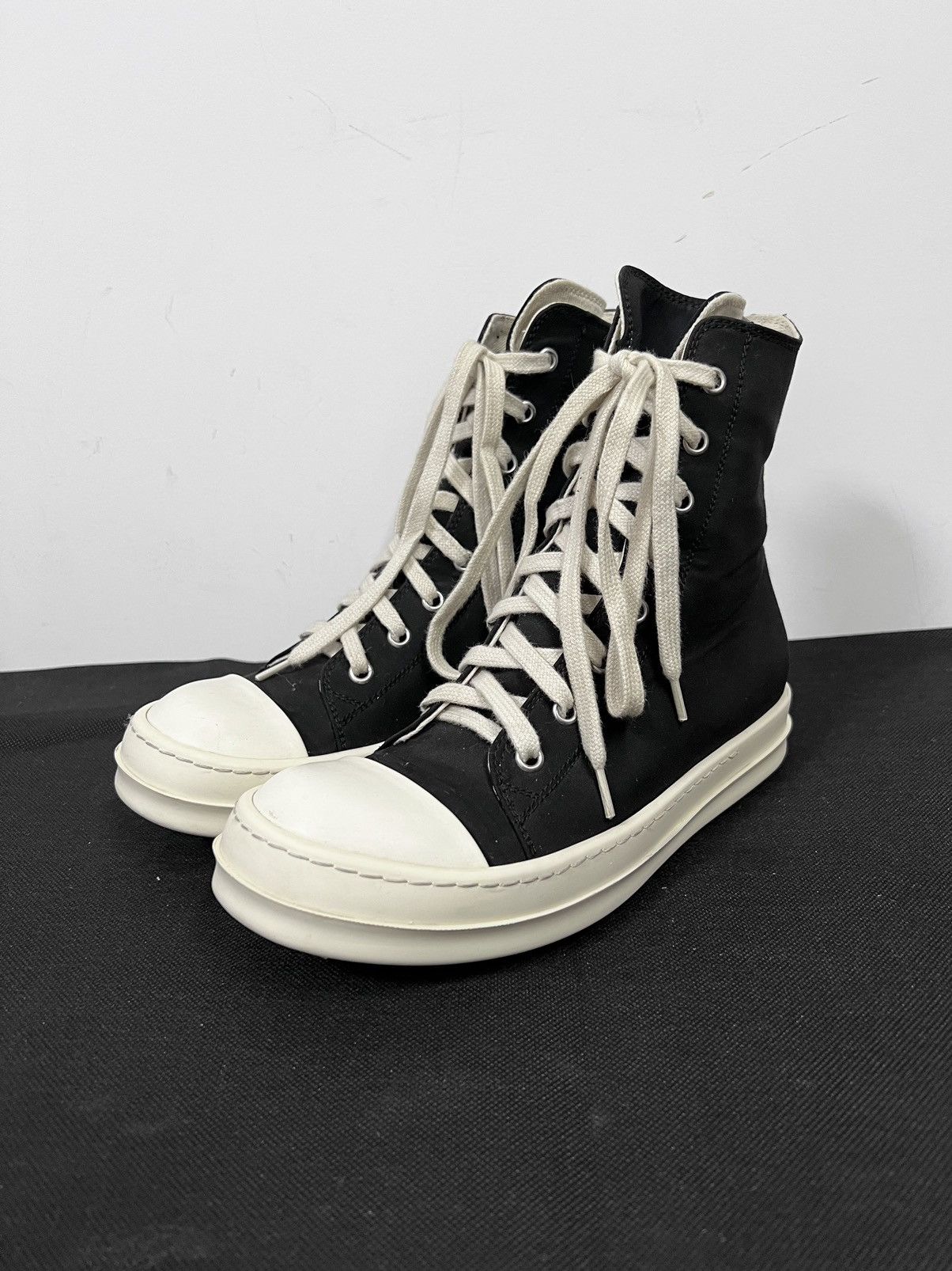 Rick Owens Drkshdw Rick owens drkshdw ramones high top sneakers Size US 6.5 / IT 36.5 - 1 Thumbnail