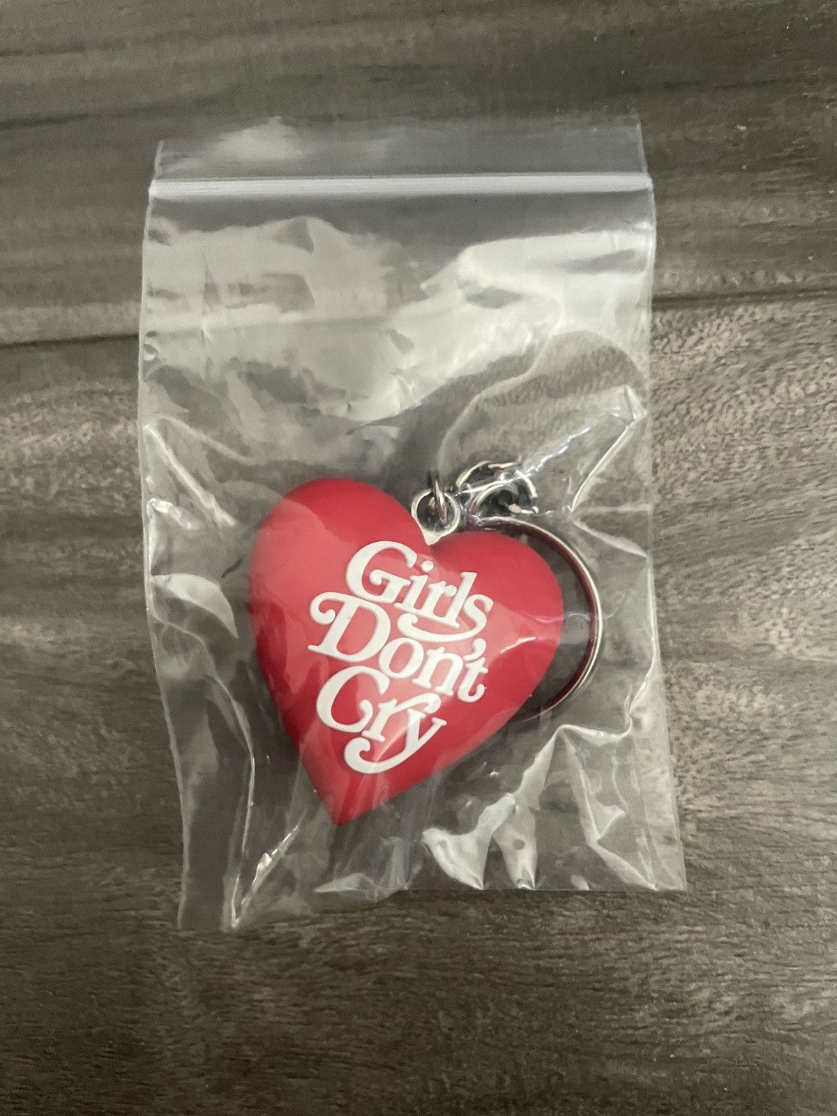 Streetwear NEW 2023 Verdy Girls Don't Cry Cherry LA heart keychain | Grailed