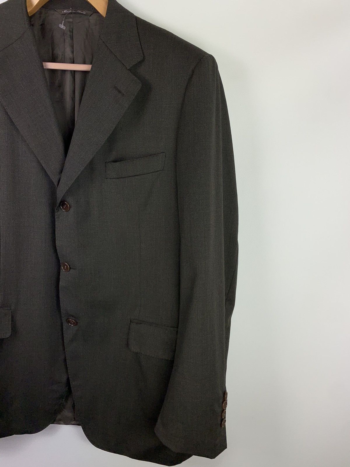 Canali Canali men’s vintage wool blazer jacket size 52 R brown Size 42R - 3 Thumbnail