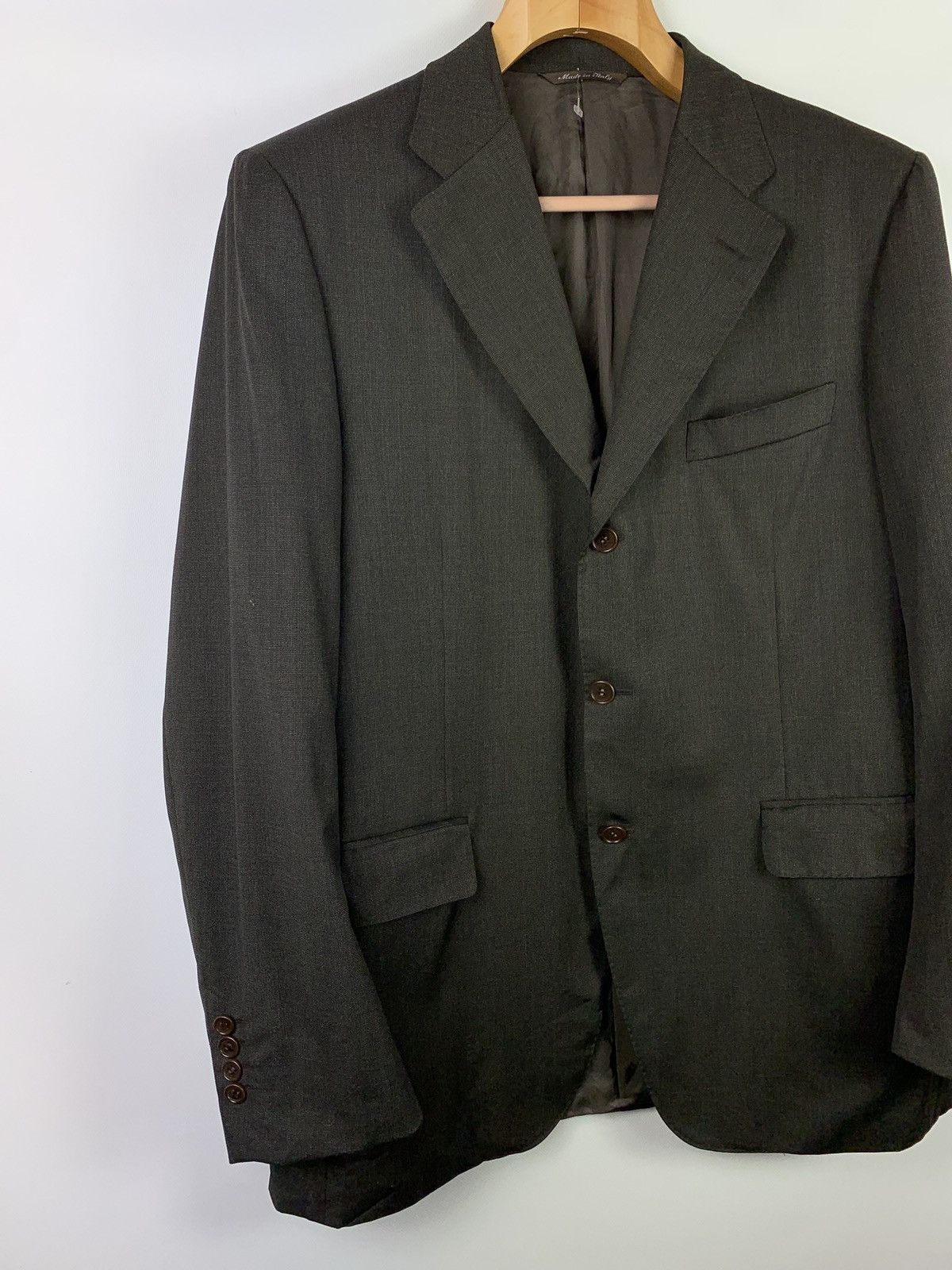 Canali Canali men’s vintage wool blazer jacket size 52 R brown Size 42R - 2 Thumbnail