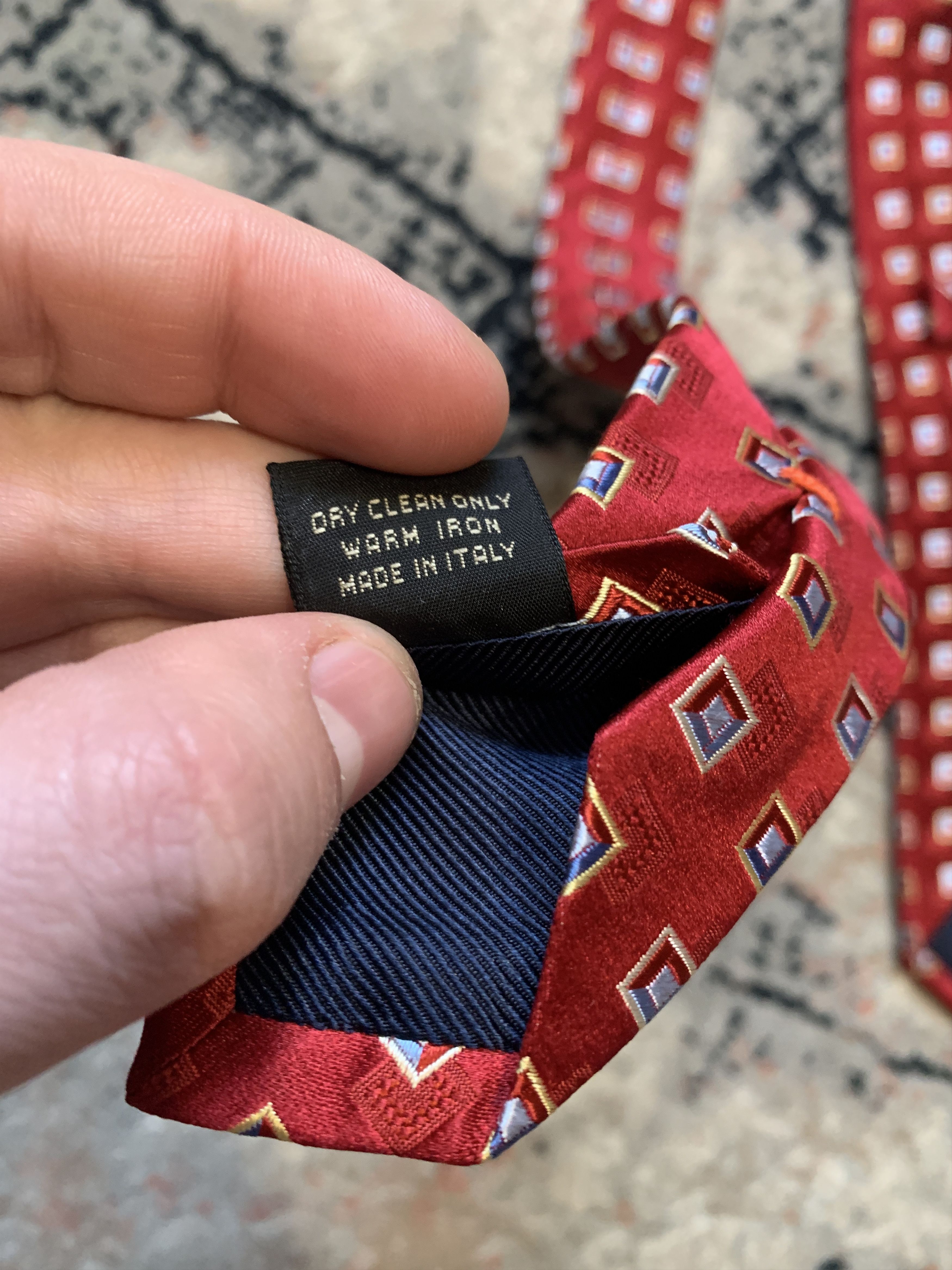 Ermenegildo Zegna Ermenegildo Zegna Vintage Silk Tie Size ONE SIZE - 5 Thumbnail