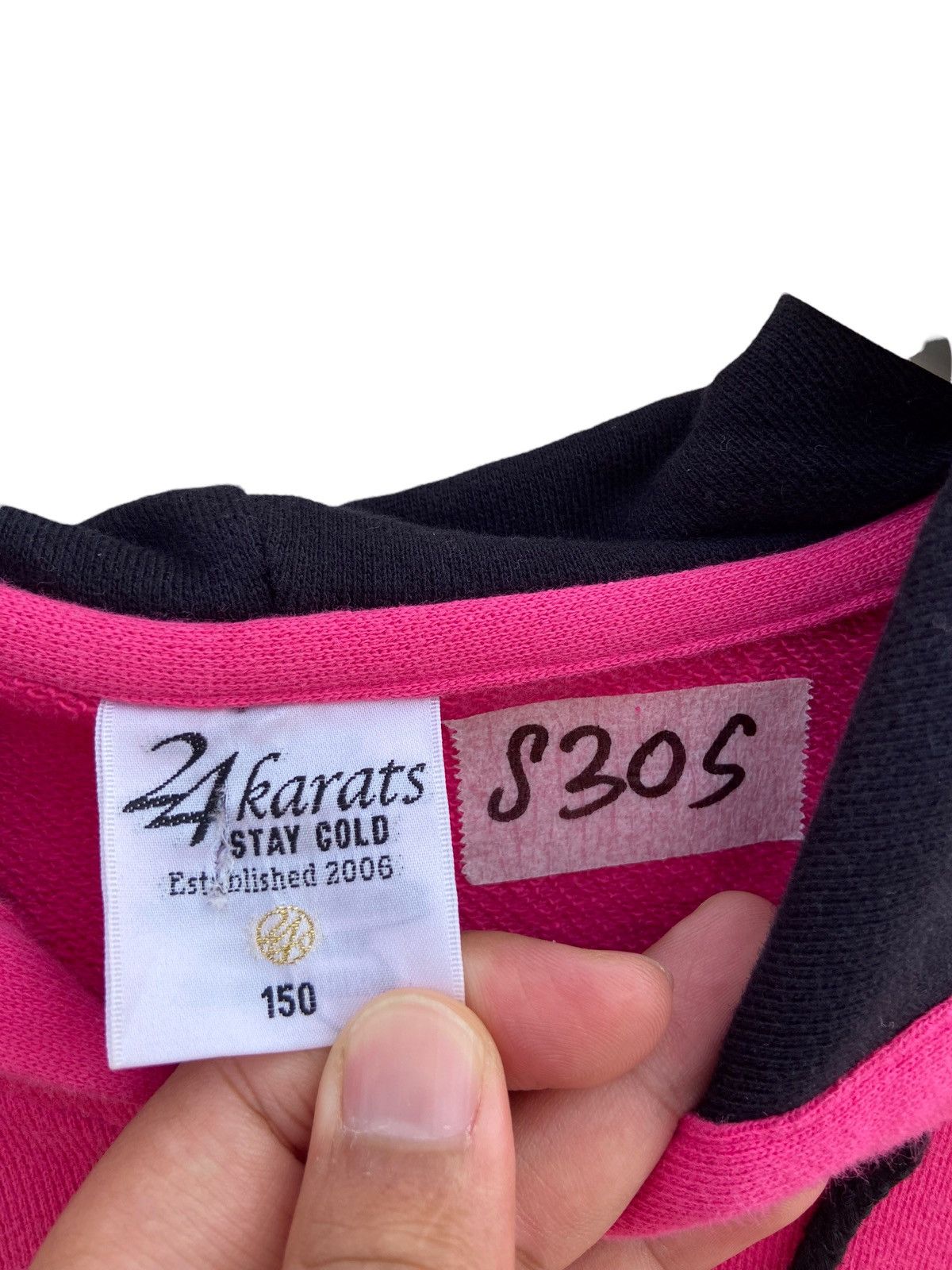 Japanese Brand 24 Karats Big Logo Hoodie Size US M / EU 48-50 / 2 - 4 Thumbnail