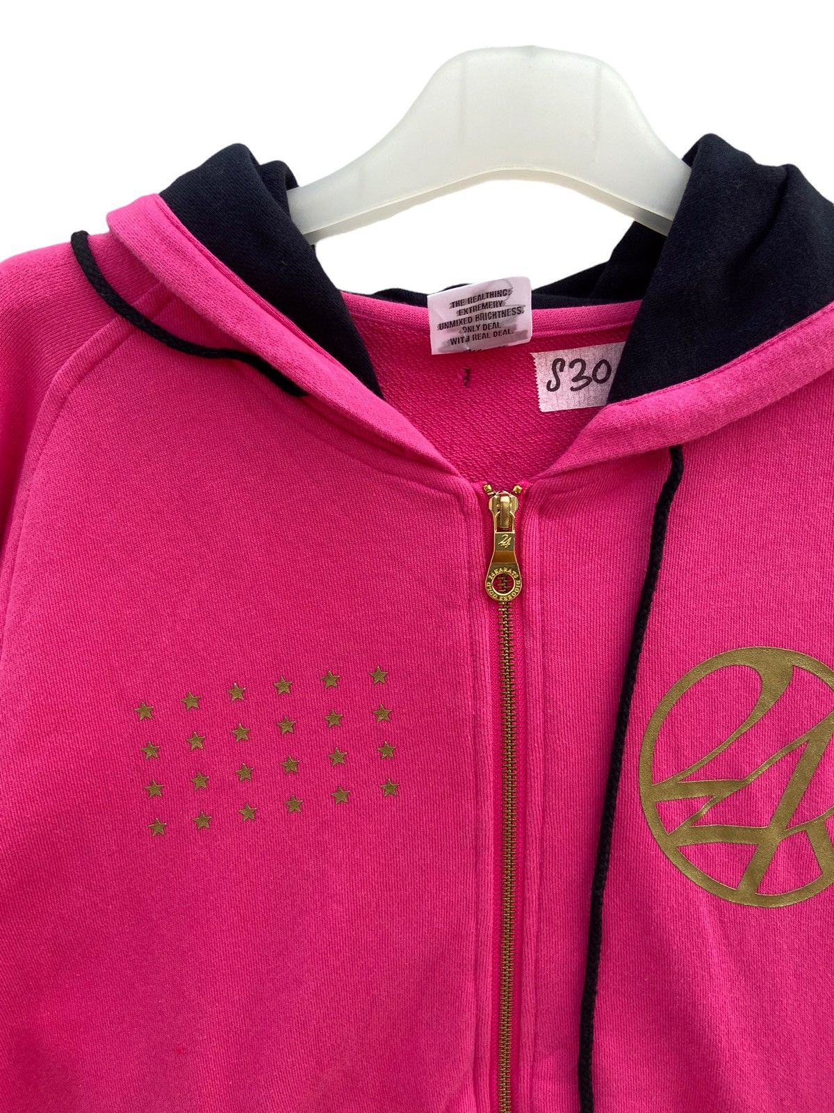 Japanese Brand 24 Karats Big Logo Hoodie Size US M / EU 48-50 / 2 - 3 Thumbnail