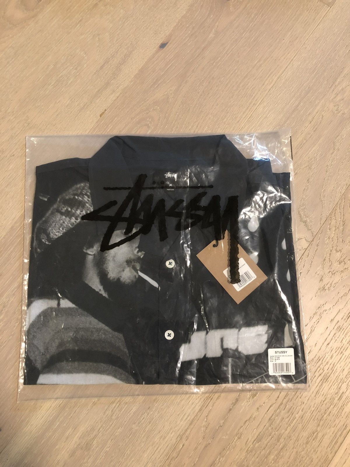STUSSY BOB MARLEY OPEN COLLAR SHIRT