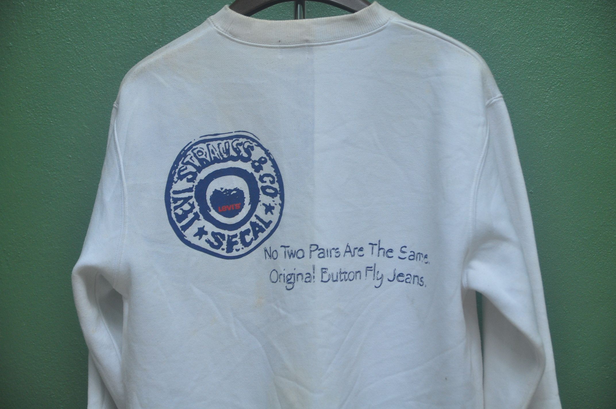 Designer × Japanese Brand × Levi's Levis Strauss & Co. Original Sweatshirt Size US L / EU 52-54 / 3 - 4 Thumbnail