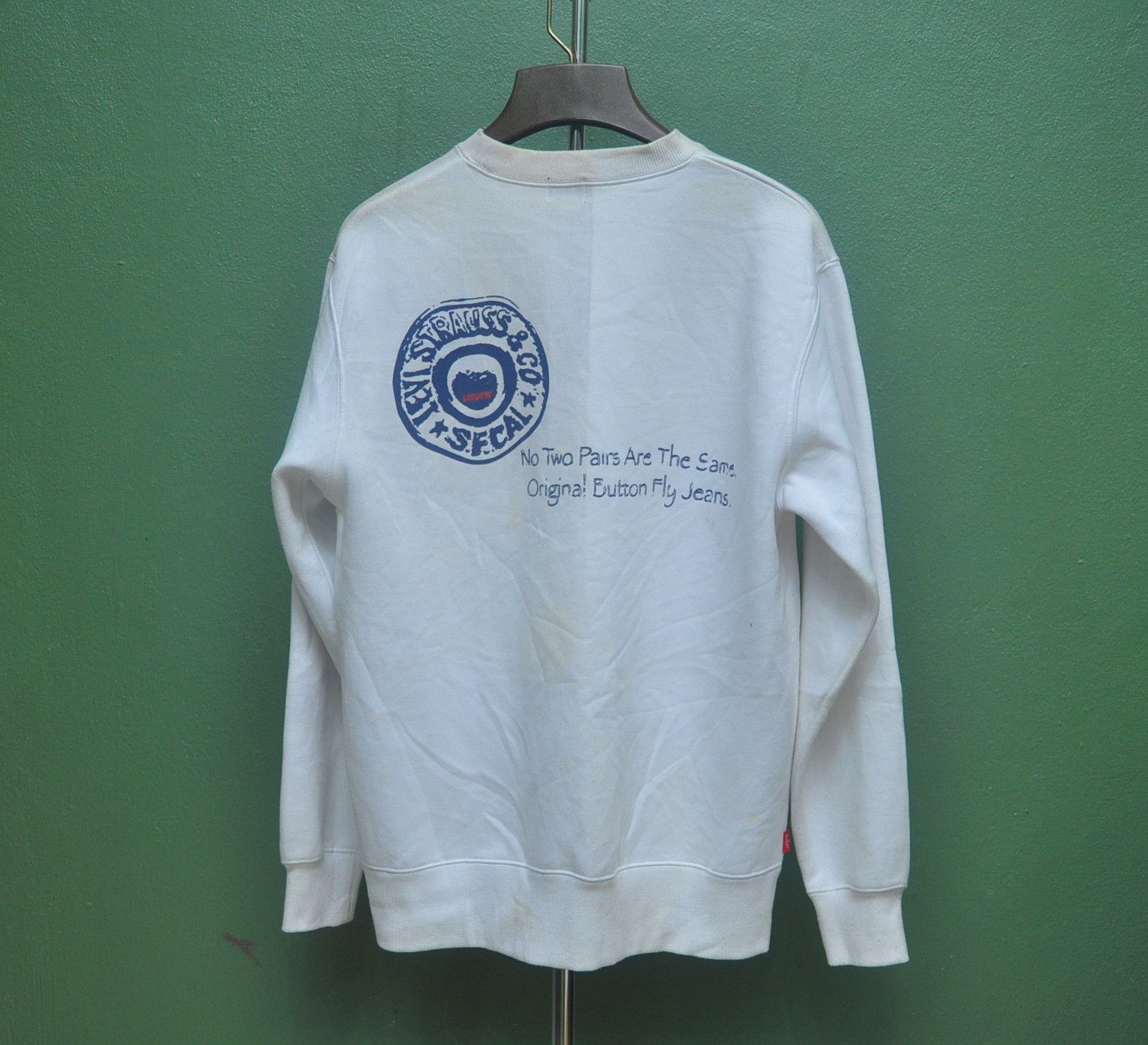 Designer × Japanese Brand × Levi's Levis Strauss & Co. Original Sweatshirt Size US L / EU 52-54 / 3 - 3 Thumbnail