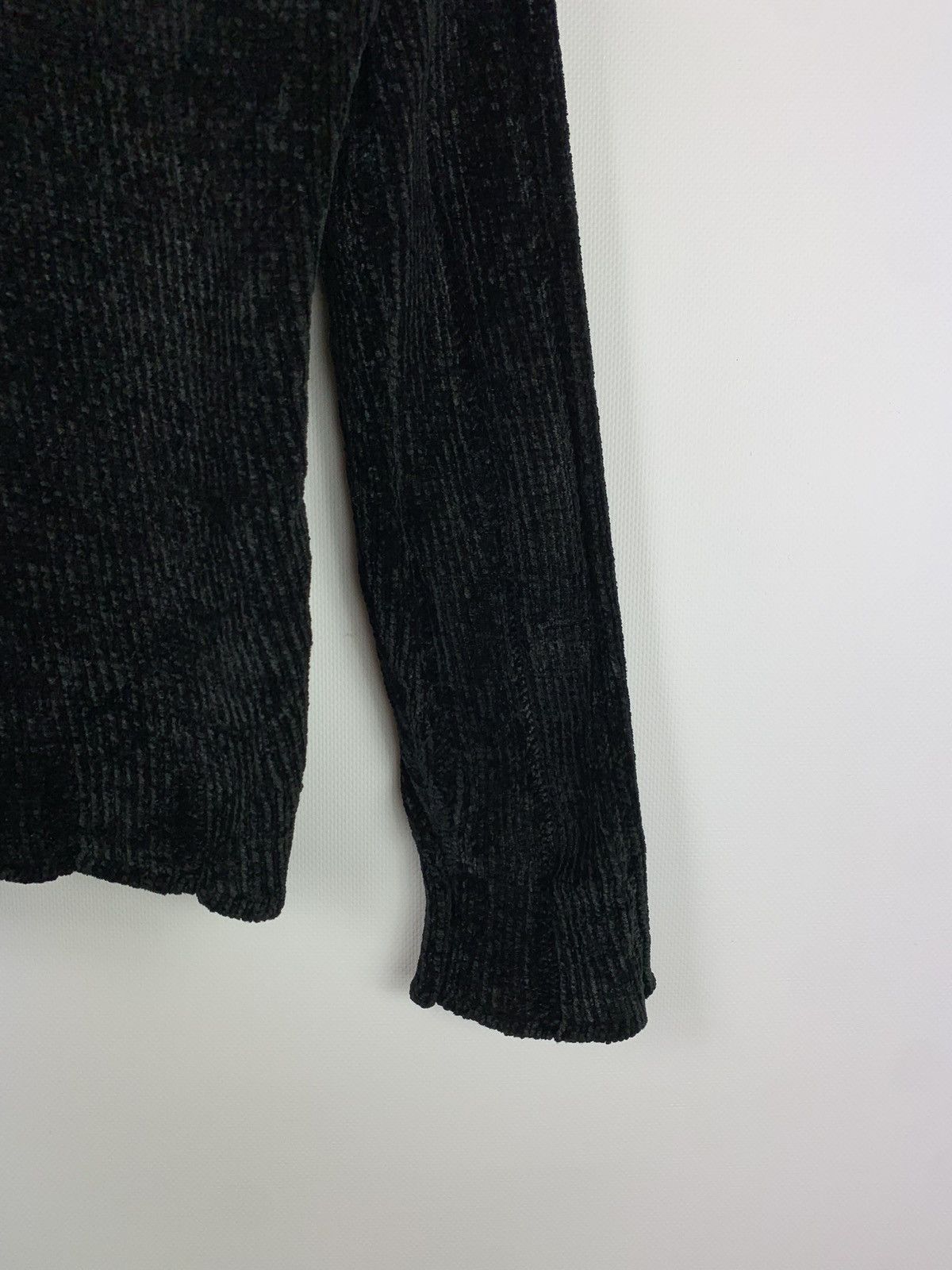Versace × Versace Jeans Couture VJC Versace Jeans vintage velour big logo turtleneck sweater Size L / US 10 / IT 46 - 7 Thumbnail