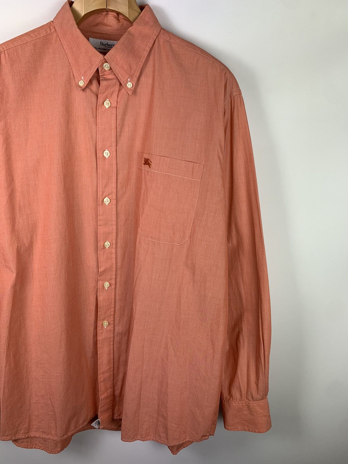 Burberry Burberrys vintage men’s long sleeve shirt size 17 1/2 IT 44 Size US XL / EU 56 / 4 - 2 Thumbnail