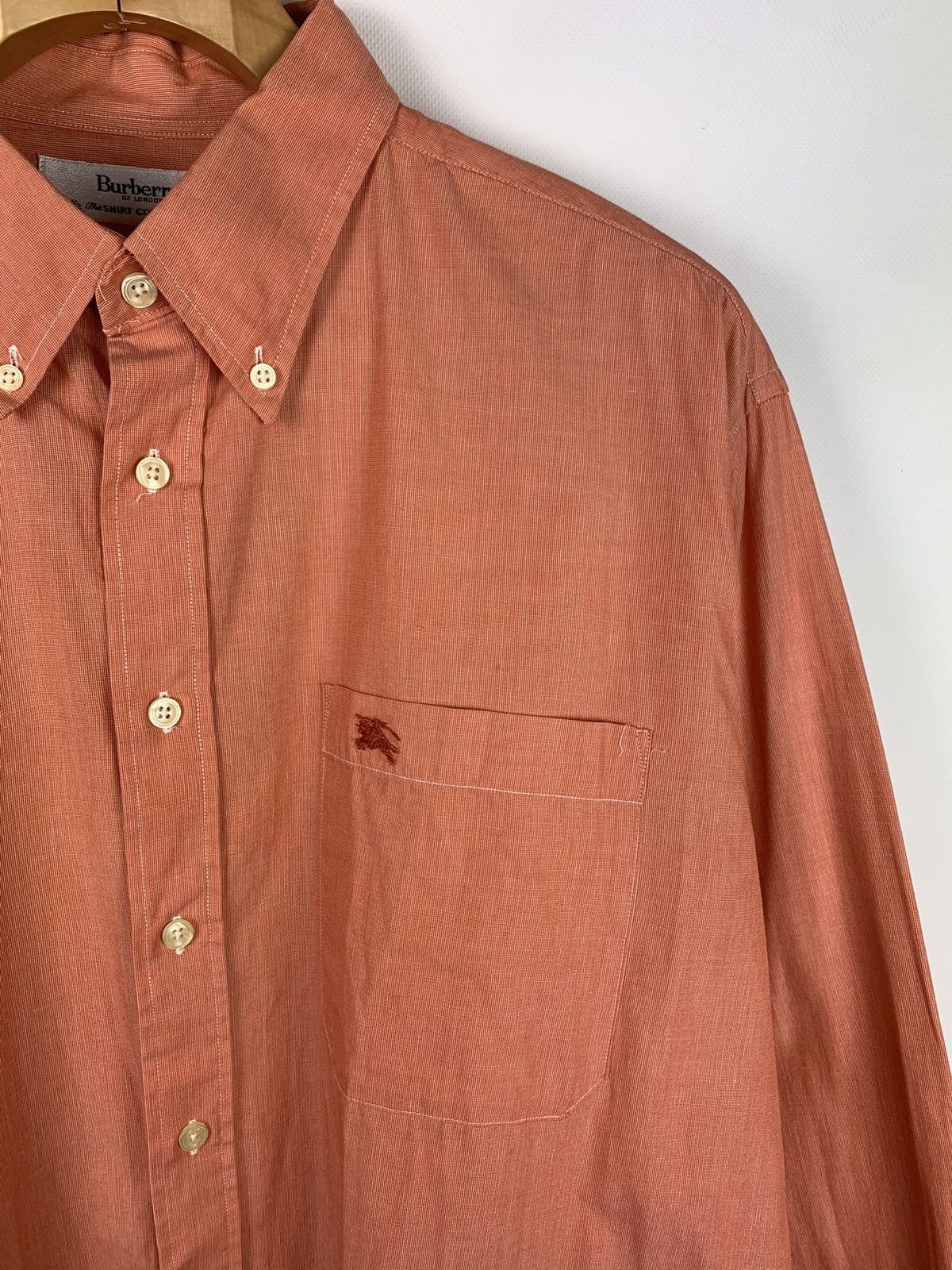 Burberry Burberrys vintage men’s long sleeve shirt size 17 1/2 IT 44 Size US XL / EU 56 / 4 - 3 Thumbnail