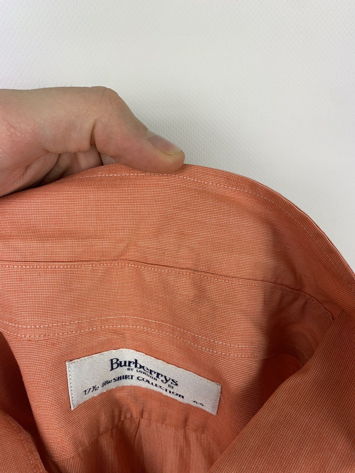 Burberry Burberrys vintage men’s long sleeve shirt size 17 1/2 IT 44 Size US XL / EU 56 / 4 - 14 Thumbnail
