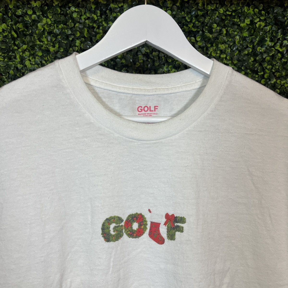 Golf Wang Golf Wang Tyler The Creator Christmas Logo Tee Shirt | Grailed