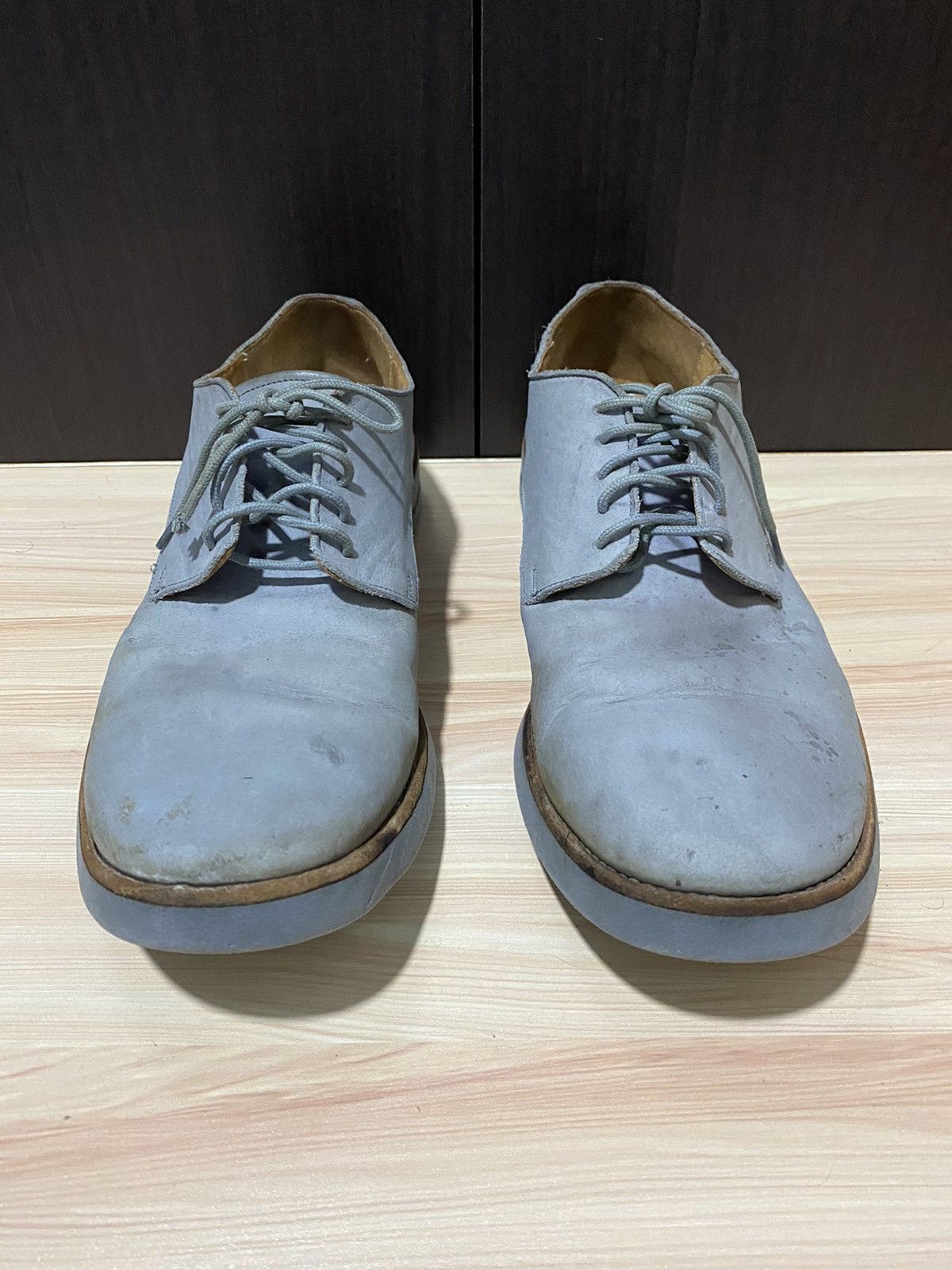 Maison Margiela Maison Margiela Lace up grey Derby Suede shoes Size US 11 / EU 44 - 3 Thumbnail
