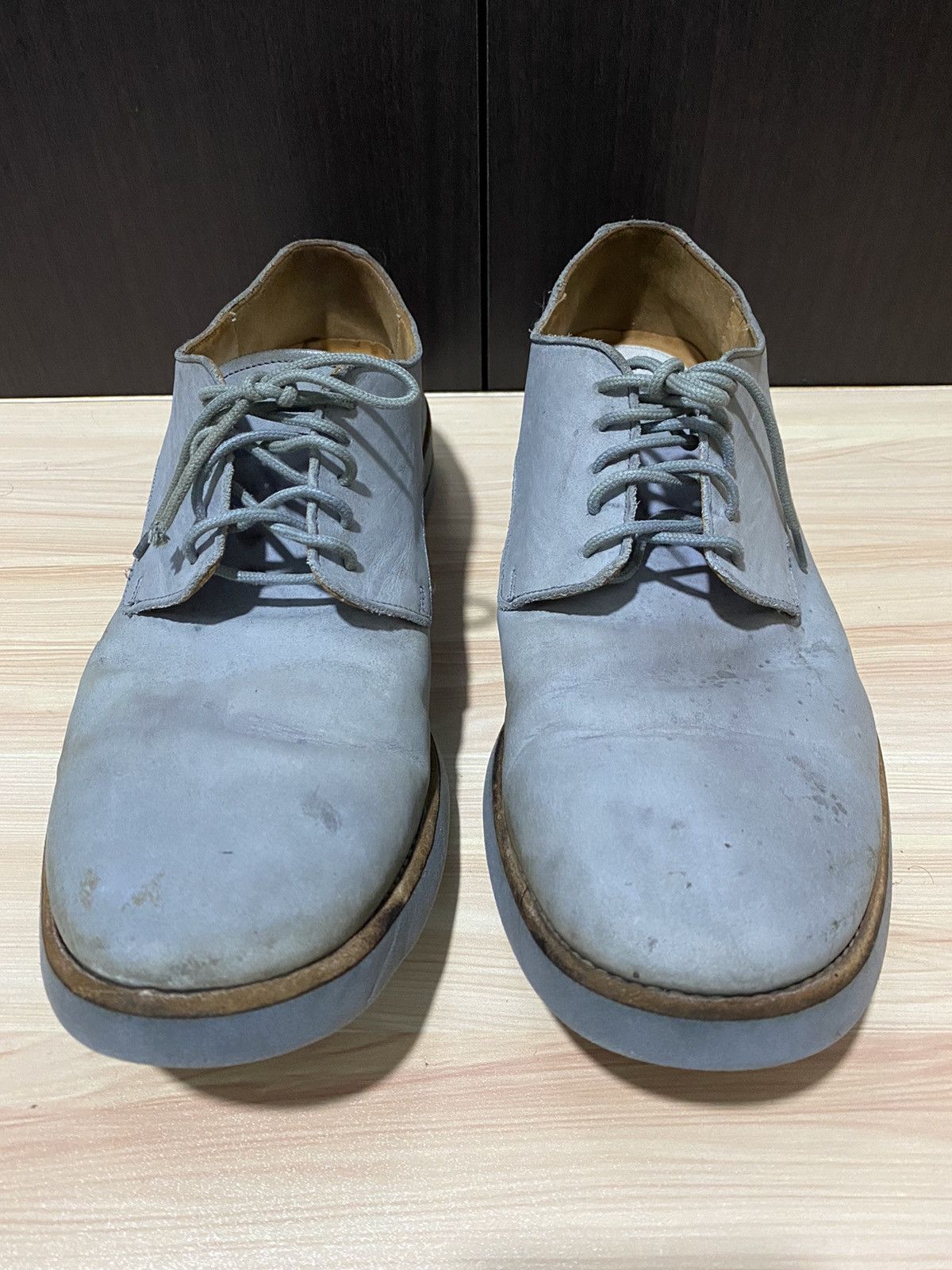 Maison Margiela Maison Margiela Lace up grey Derby Suede shoes Size US 11 / EU 44 - 4 Thumbnail