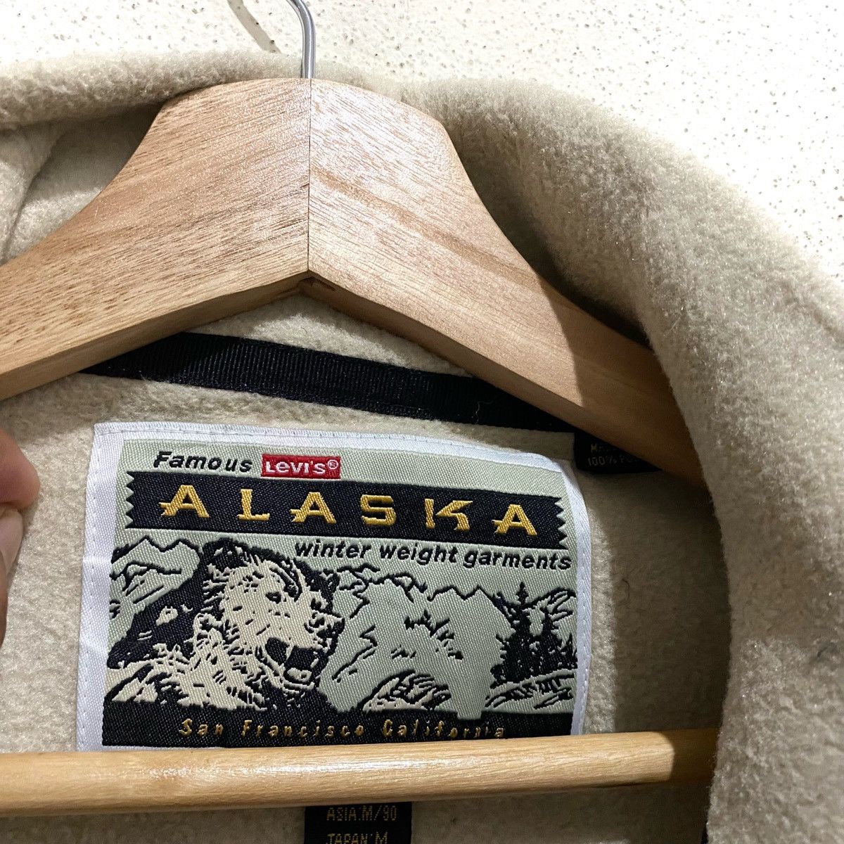 Levi's Vintage Levi's ALASKA winter Sweater Fleece Zipper Up Size US M / EU 48-50 / 2 - 7 Thumbnail