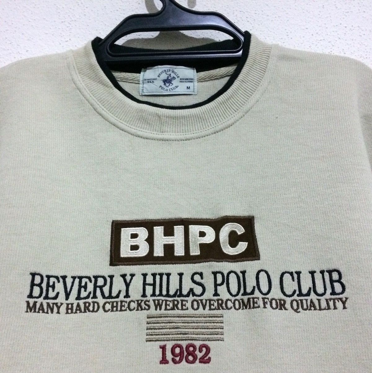 Beverly Hills Polo Club × U.S. Polo Assn. × Vintage BHPC 1982 embroidered Crewneck Pullover Jumper Size US M / EU 48-50 / 2 - 2 Thumbnail