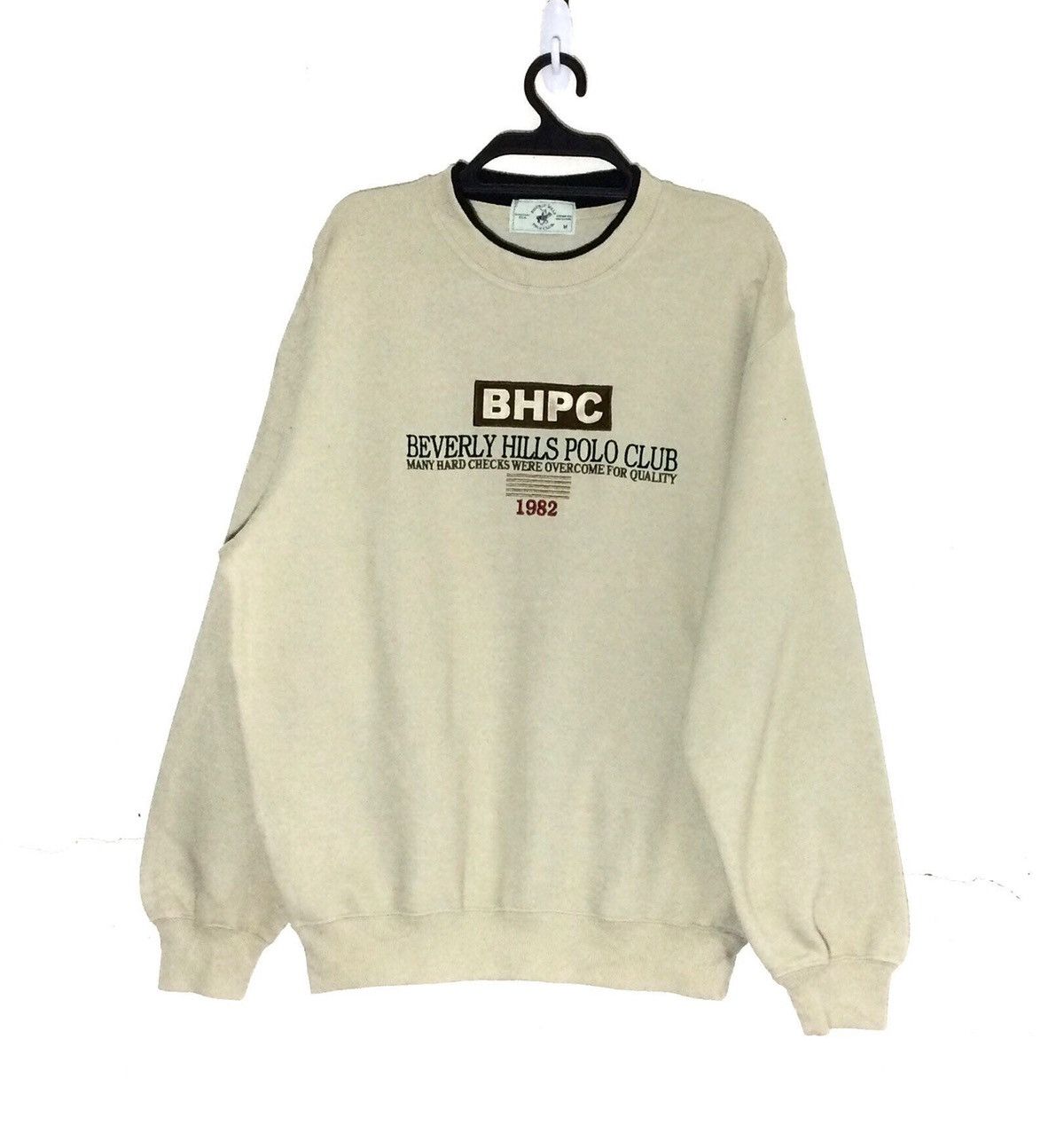 Beverly Hills Polo Club × U.S. Polo Assn. × Vintage BHPC 1982 embroidered Crewneck Pullover Jumper Size US M / EU 48-50 / 2 - 1 Thumbnail