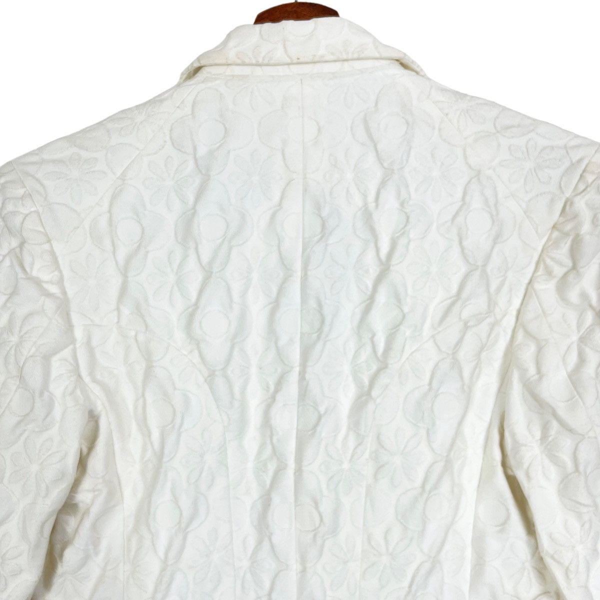Comme des Garcons × Designer Tao Comme des Garçons Floral Pleat Crop Short Blazer Jacket Size S / US 4 / IT 40 - 15 Thumbnail