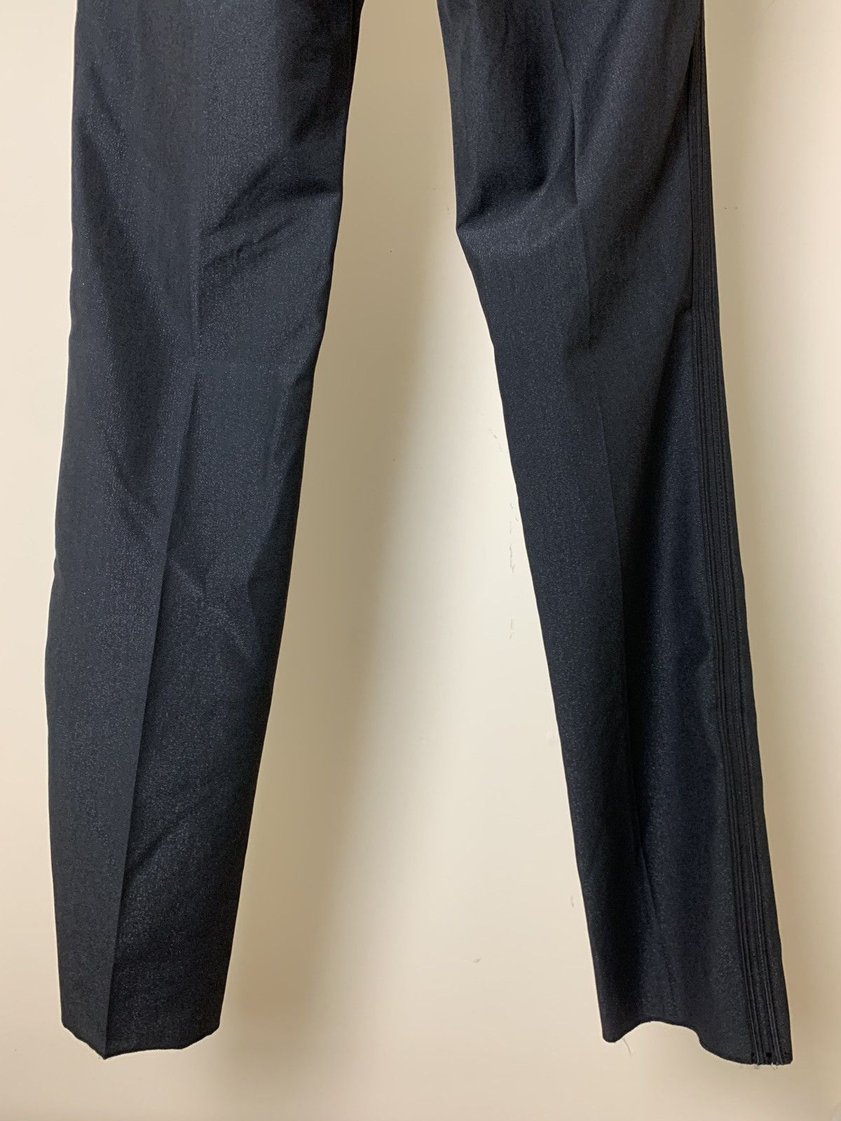 Dior × Hedi Slimane Dior Homme SS04 "Strip" Micro Glitter Pin Stripe Trousers Size US 30 / EU 46 - 10 Thumbnail