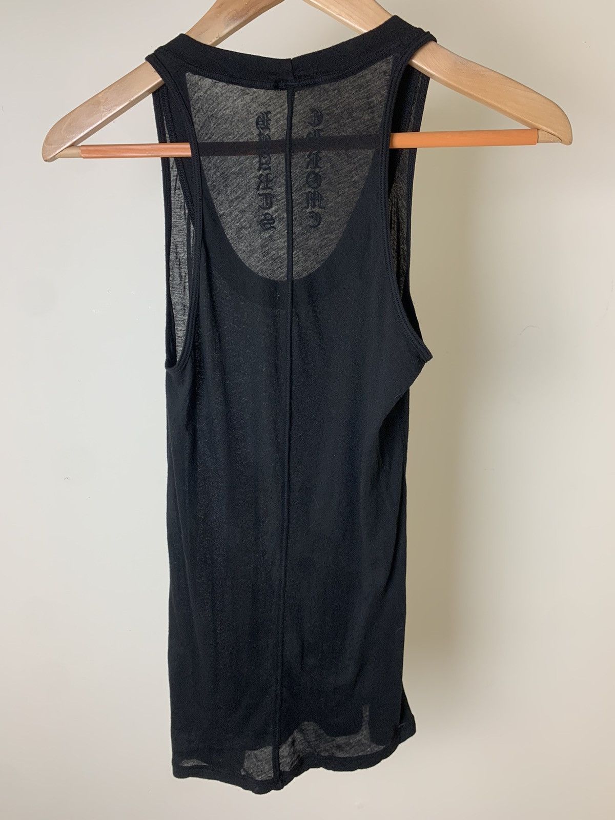 Chrome Hearts Chrome Hearts Plain Black Tank Top Size US S / EU 44-46 / 1 - 4 Thumbnail