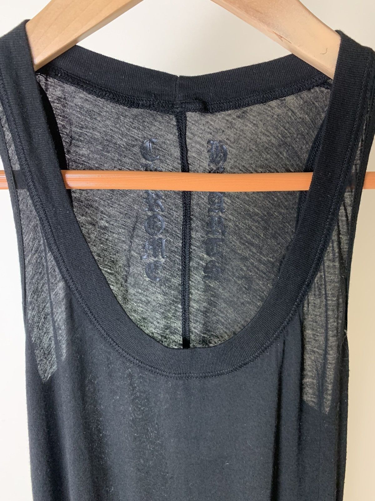 Chrome Hearts Chrome Hearts Plain Black Tank Top Size US S / EU 44-46 / 1 - 3 Thumbnail