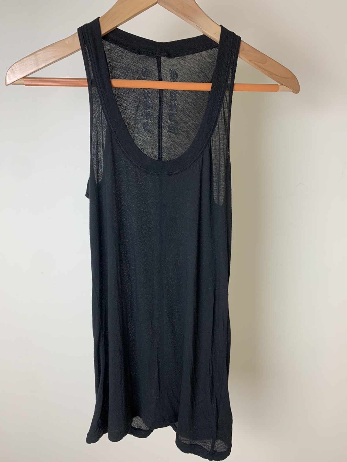 Chrome Hearts Plain Black Tank Top