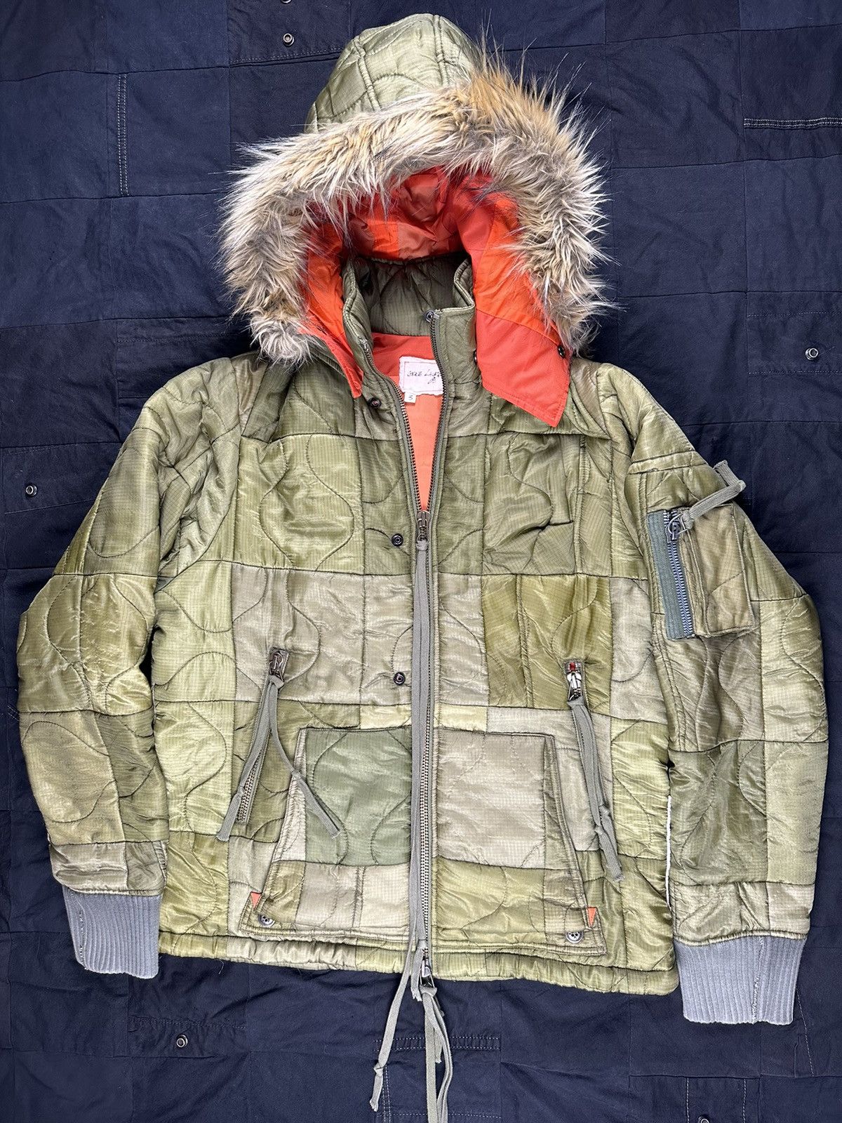 Greg Lauren Liner Scrapwork Retro Puffy Size US L / EU 52-54 / 3 - 1 Thumbnail