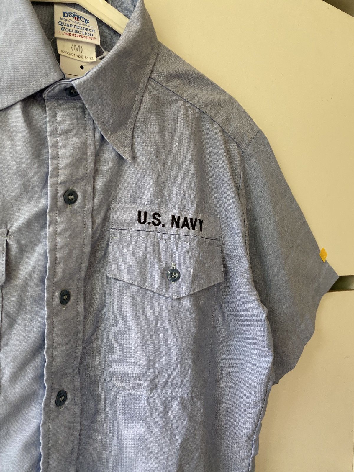 Vintage VINTAGE Y2K US NAVY OFFICER SHIRT BY DSCP Size US M / EU 48-50 / 2 - 3 Thumbnail