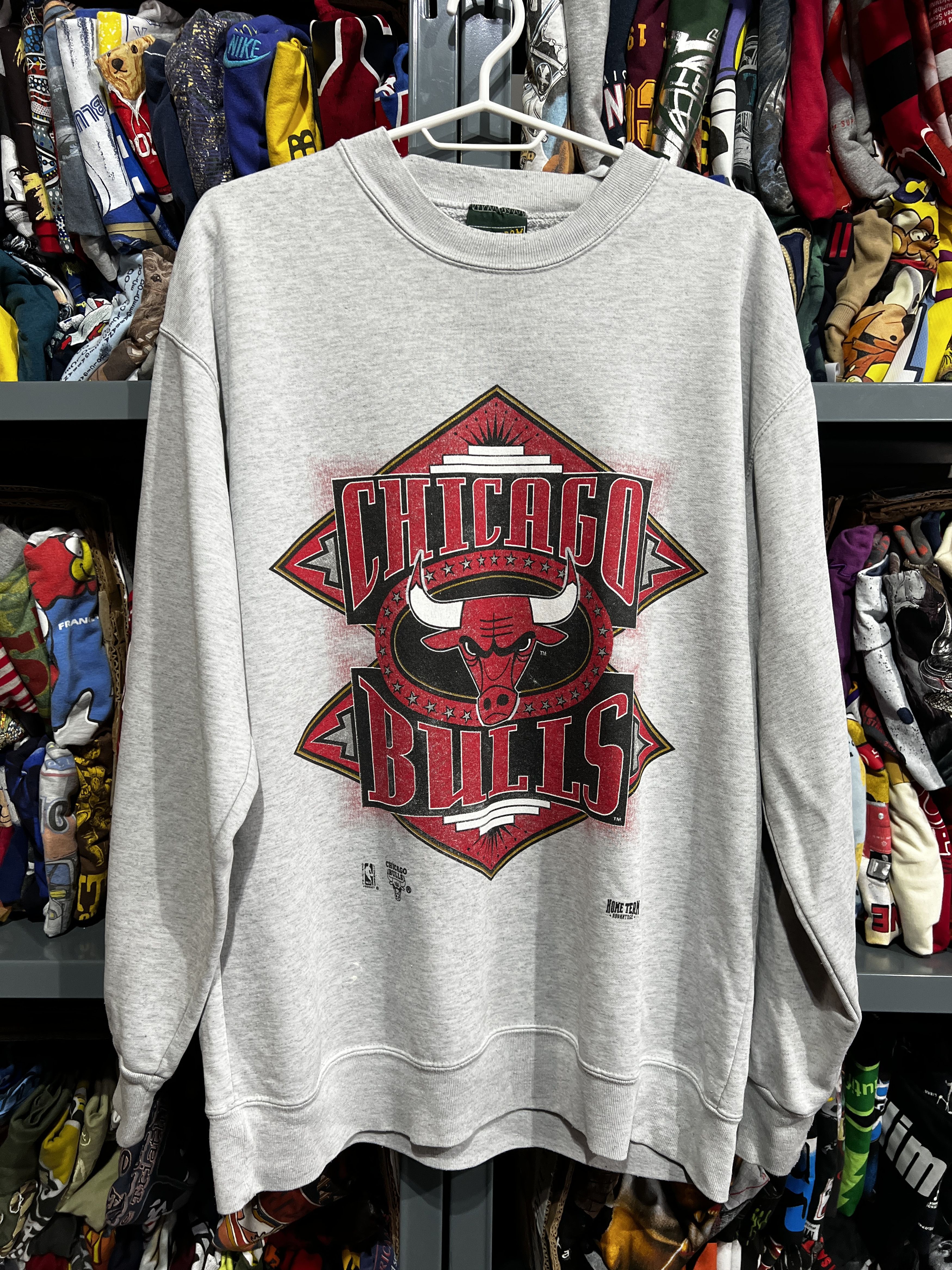 90s NBA Chicago Bulls Home Team Sweatshirt Made in USA
