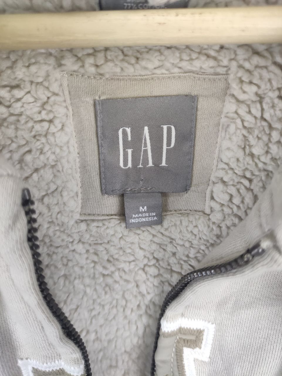 Gap Vintage Gap lining Fleece zipper hoodies Size US M / EU 48-50 / 2 - 5 Thumbnail