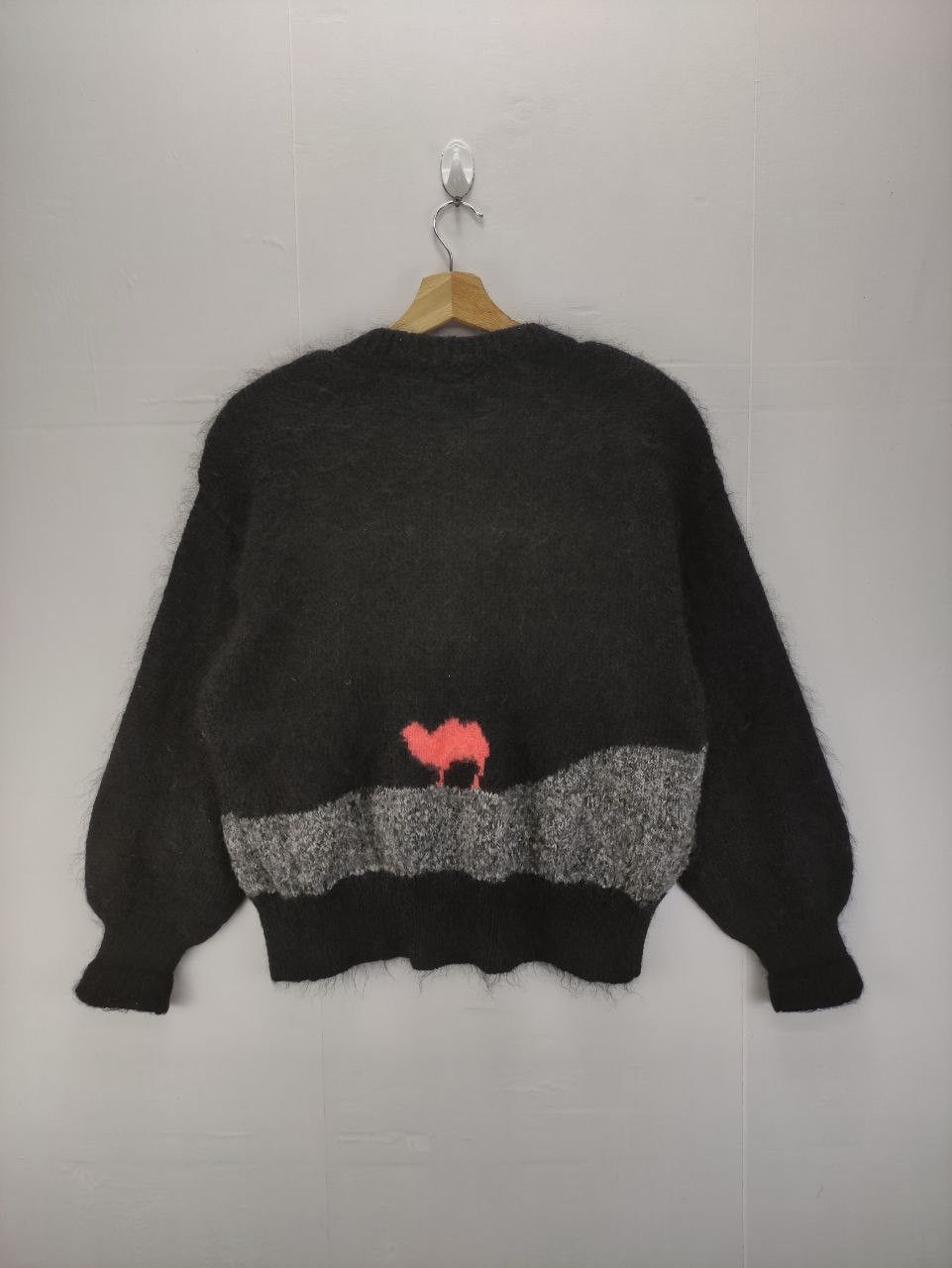 Japanese Brand 💔Accpt offer💔Vintage Mohair Cree Cardigan Size L / US 10 / IT 46 - 6 Thumbnail