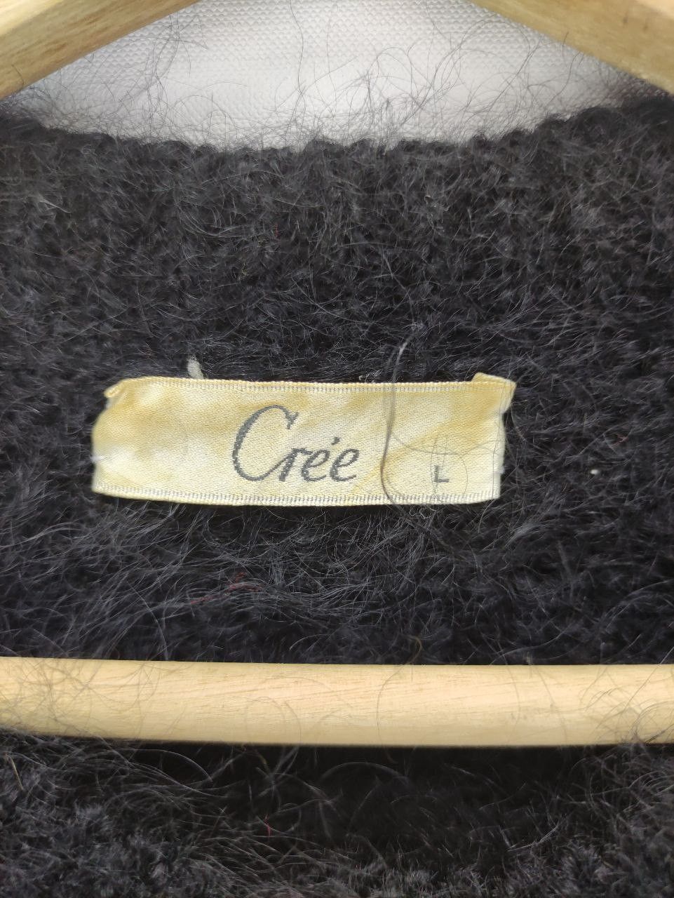 Japanese Brand 💔Accpt offer💔Vintage Mohair Cree Cardigan Size L / US 10 / IT 46 - 2 Thumbnail