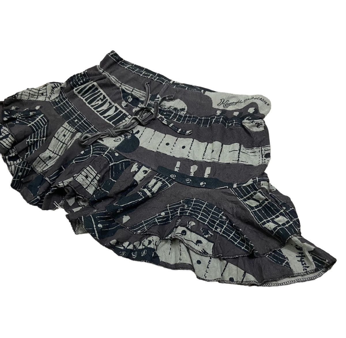 🔥Archive Iconic Hysteric Glamour Stratocaster AOP Skirt