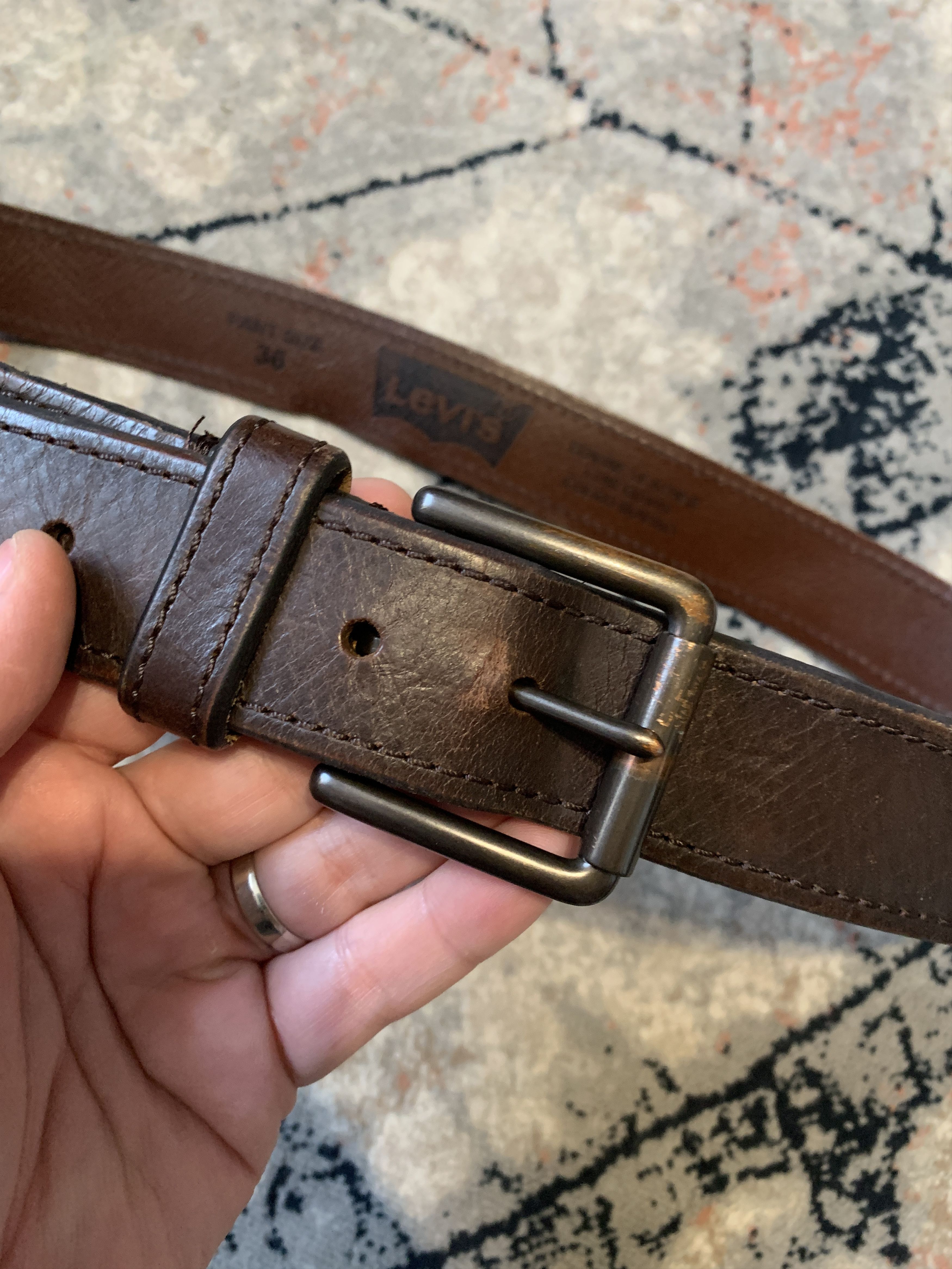 Leather Levi's Leather Belt Size ONE SIZE - 2 Thumbnail