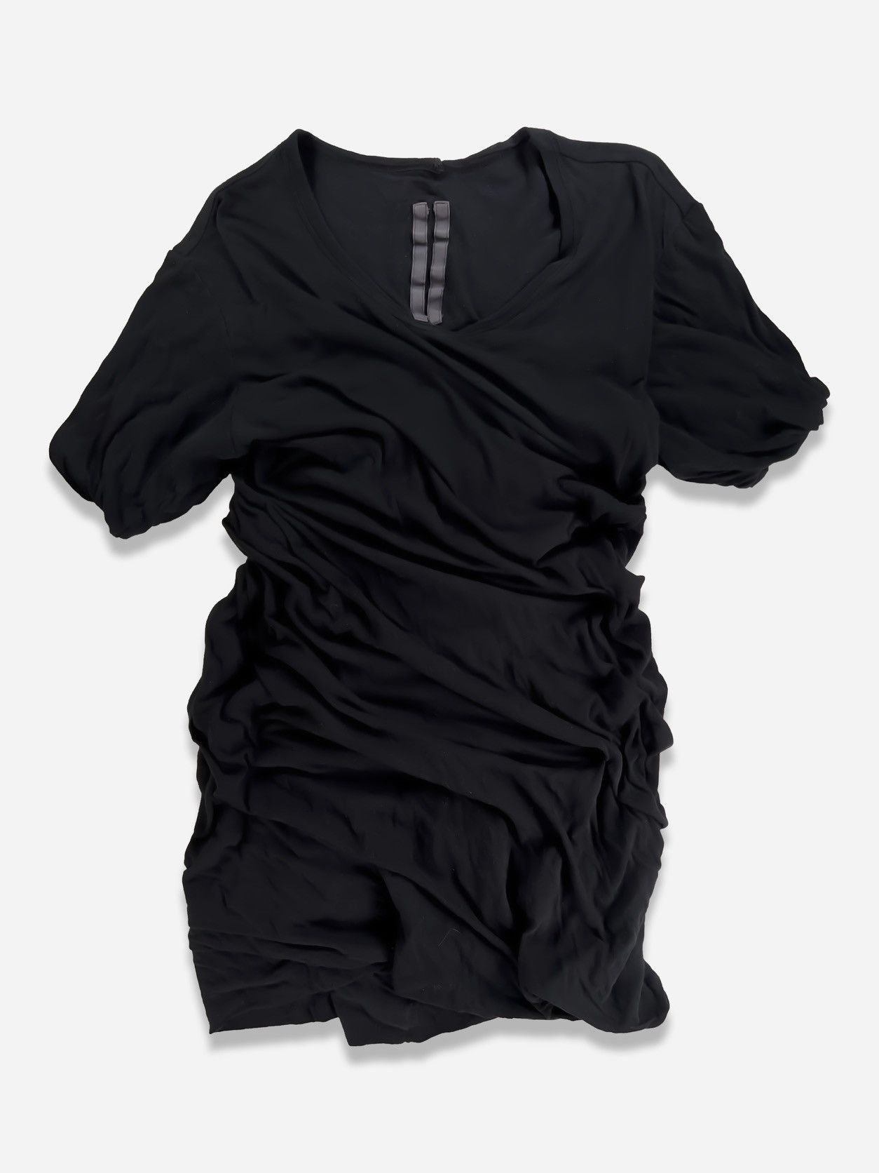 Rick Owens Cropped Level Tee Classic Cotton Tees 600063372grn main image 0