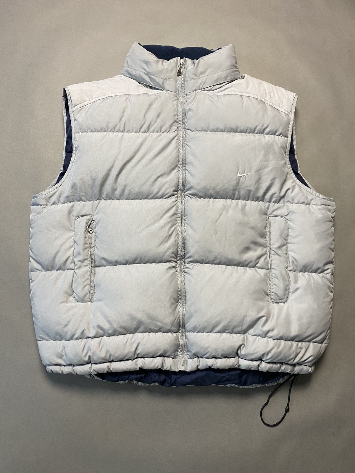 Nike Nike vintage light grey puffer vest small swoosh 2000s Size US XXL / EU 58 / 5 - 1 Thumbnail