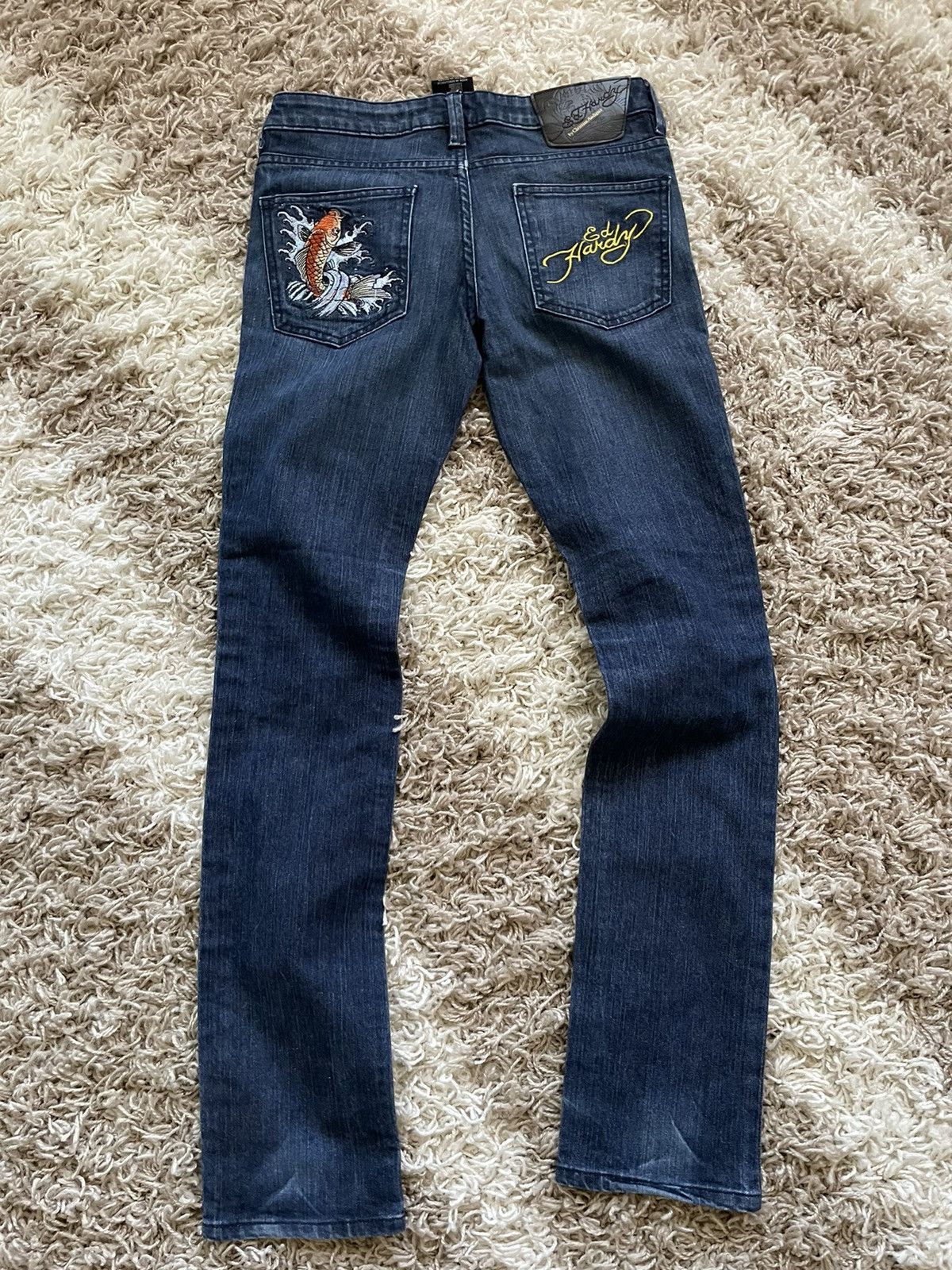 Vintage Ed Hardy by Christian Audigier Tattoo Denim Jeans