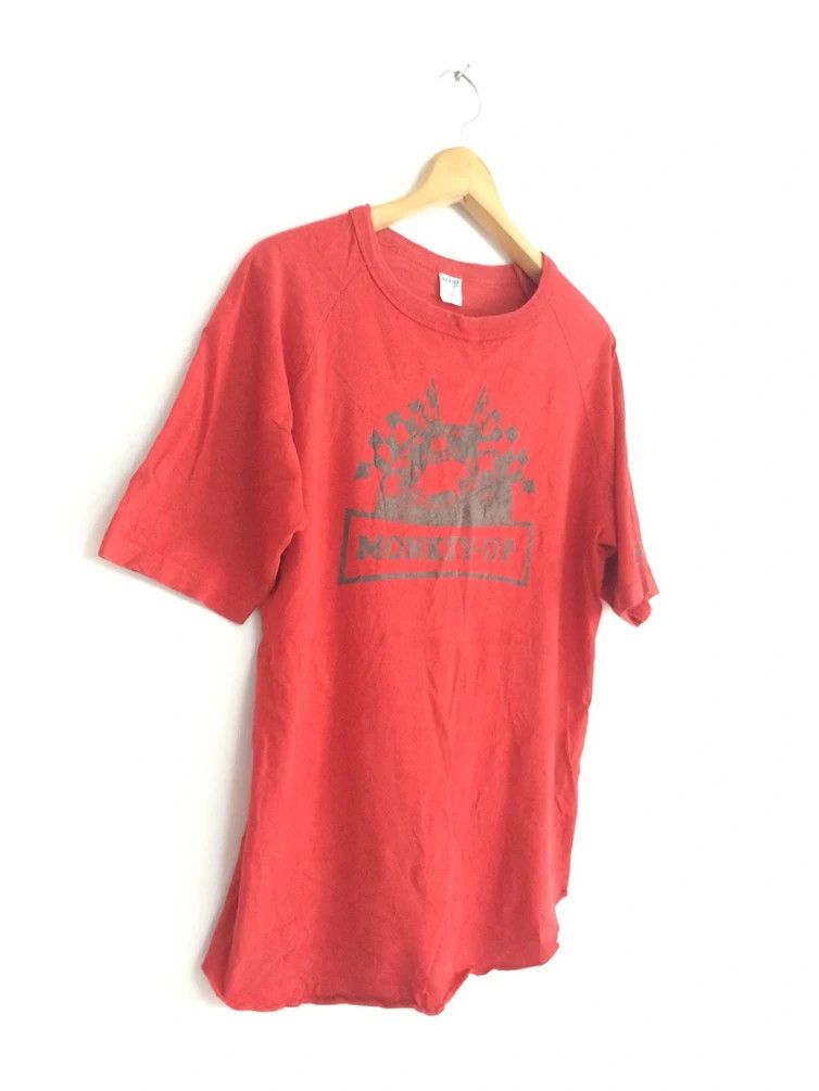 BARNS OUTFITTERS × Japanese Brand × Vintage 🔥🔥Barns Outfitters Monkey-Up T-Shirt Size US M / EU 48-50 / 2 - 3 Thumbnail