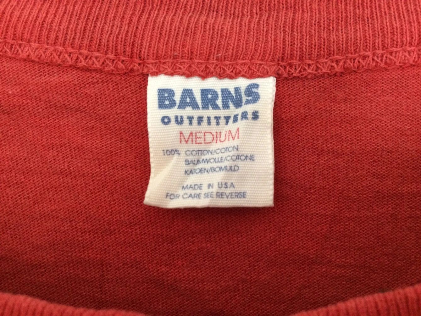 BARNS OUTFITTERS × Japanese Brand × Vintage 🔥🔥Barns Outfitters Monkey-Up T-Shirt Size US M / EU 48-50 / 2 - 7 Thumbnail